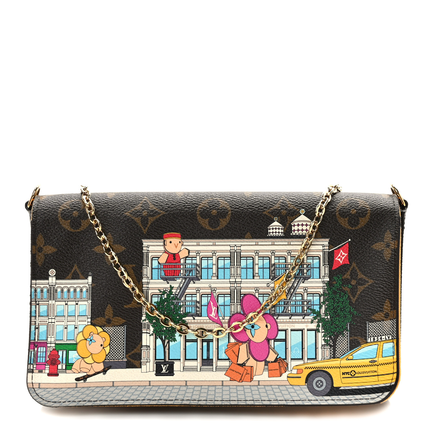 ◆遊び心たっぷり【 Louis Vuitton 】LV × TM ブーローニュ NM LOUIS VUITTON LV X TM Monogram Flowers Zippy Wallet 1581605