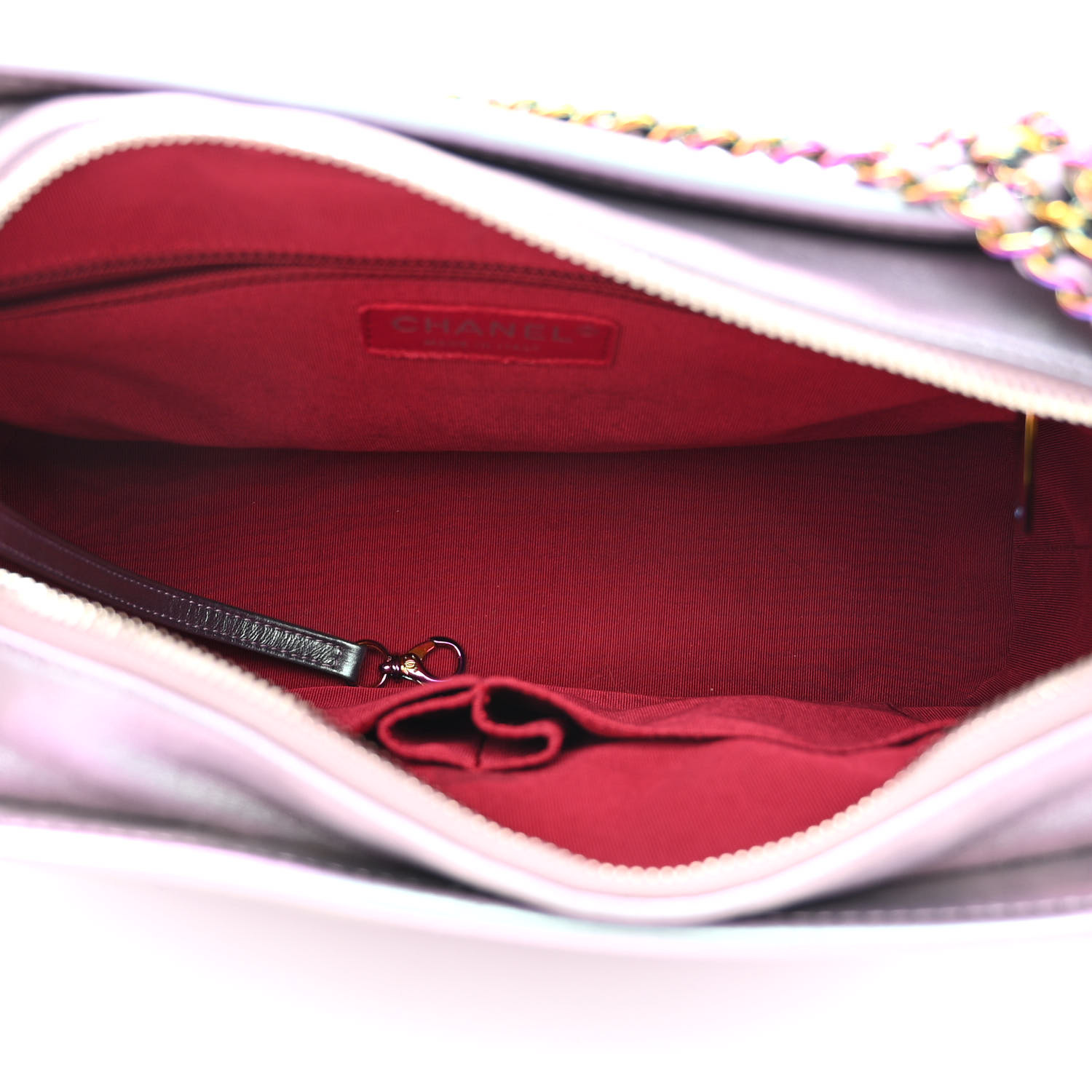 CHANEL Iridescent Lambskin Calfskin Quilted Medium Gabrielle