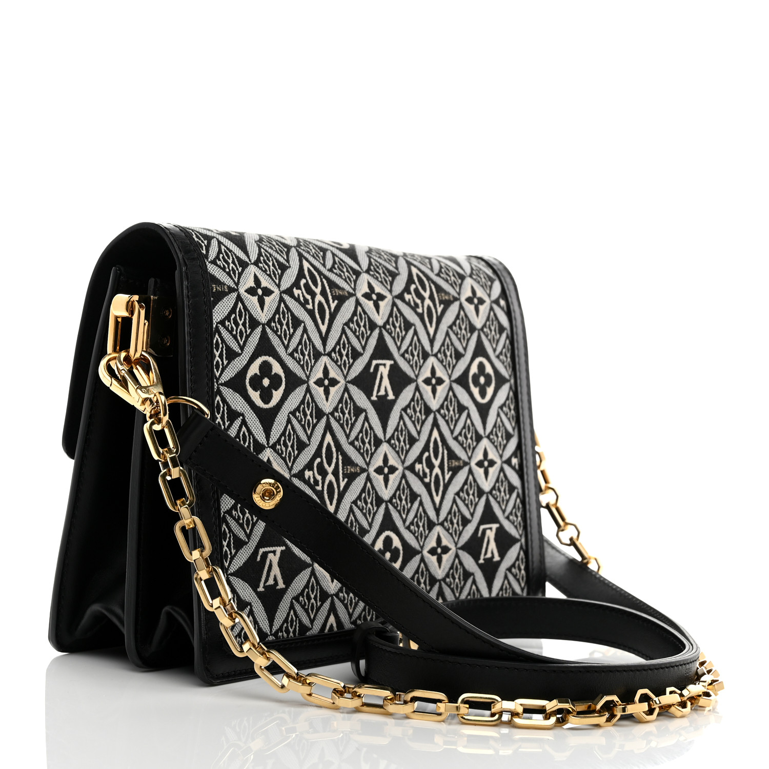 LOUIS VUITTON Jacquard Since 1854 Dauphine MM Grey 1685624