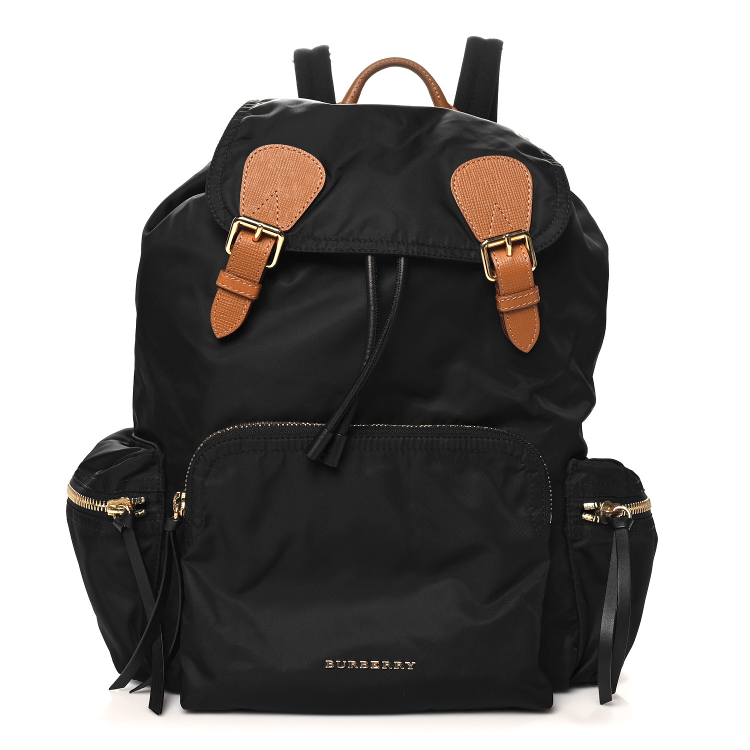 BURBERRY Nylon Large Rucksack Backpack Black 1684300