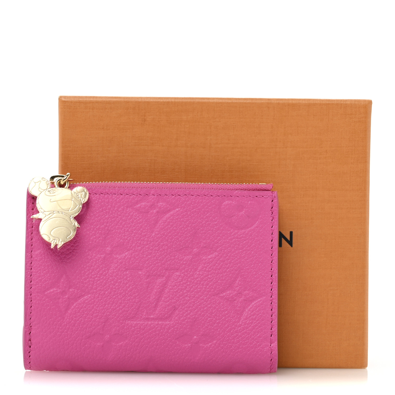 LOUIS VUITTON LV X TM Empreinte Monogram Lisa Wallet Kawaii