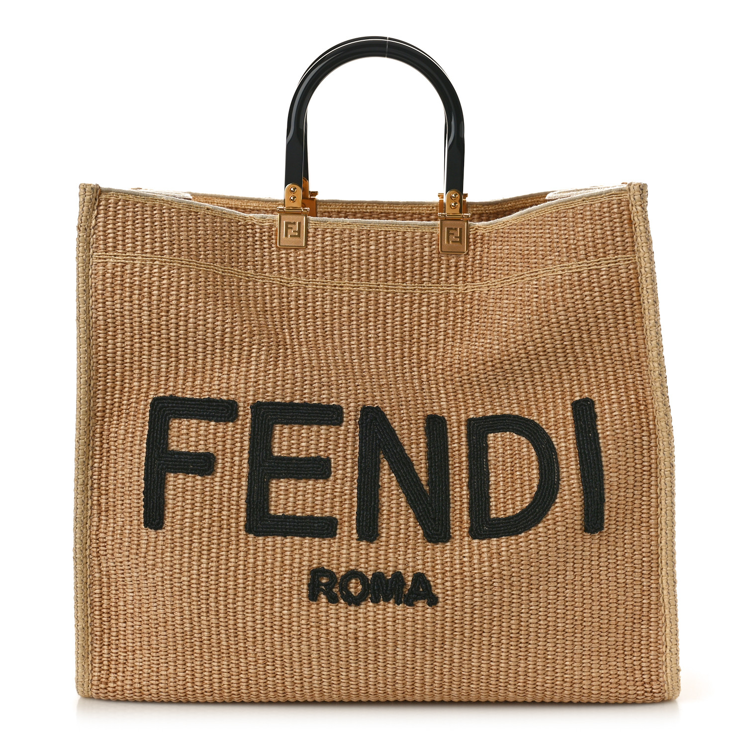 VIP【送料関税込】FENDI ROLL LARGE STRAW TOTE Fendi ROLL LARGE STRAW TOTE | Grailed