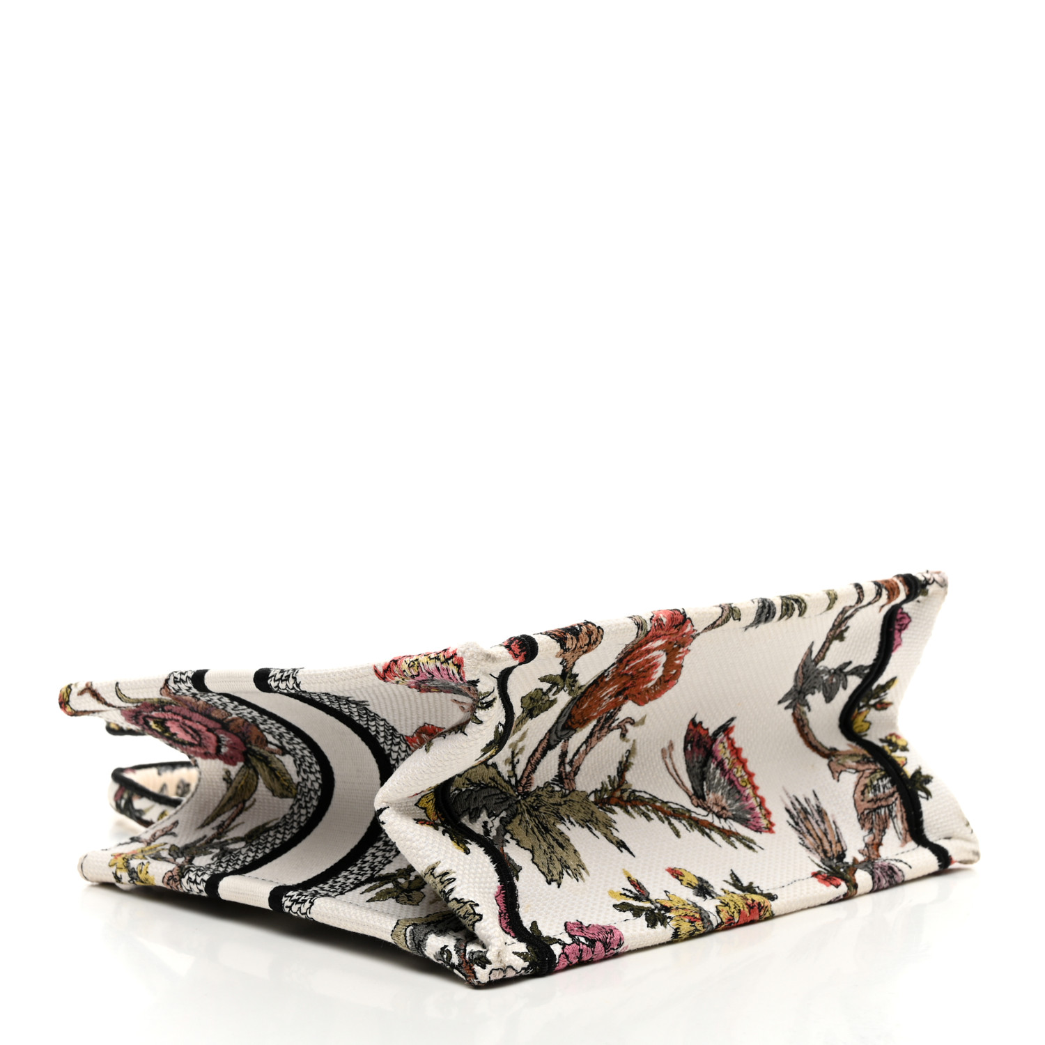 クリスチャンディオール チュールバケハ DIOR Christian Dior CHRISTIAN DIOR Canvas Embroidered Small Jardin Botanique