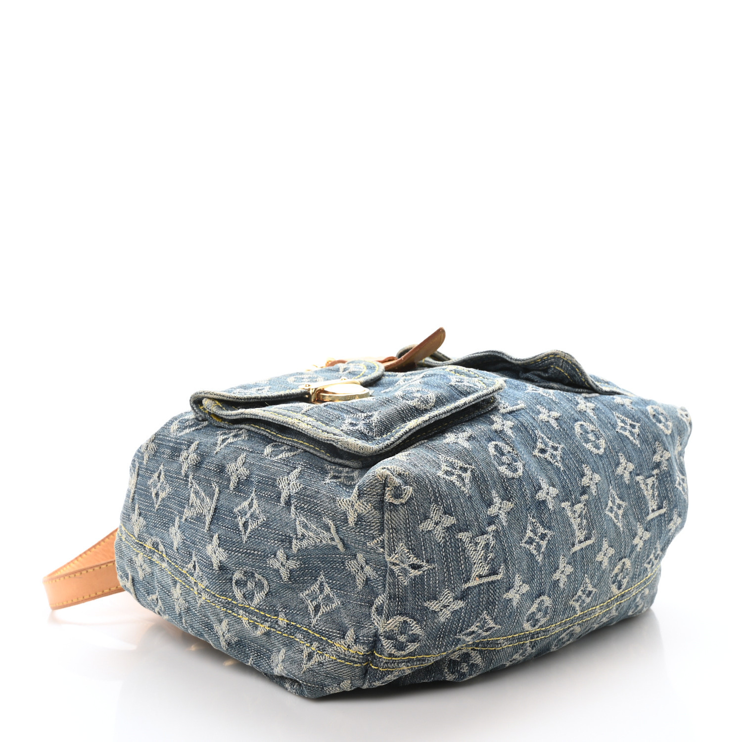 LOUIS VUITTON Denim Sac a Dos Backpack GM Blue 1675491