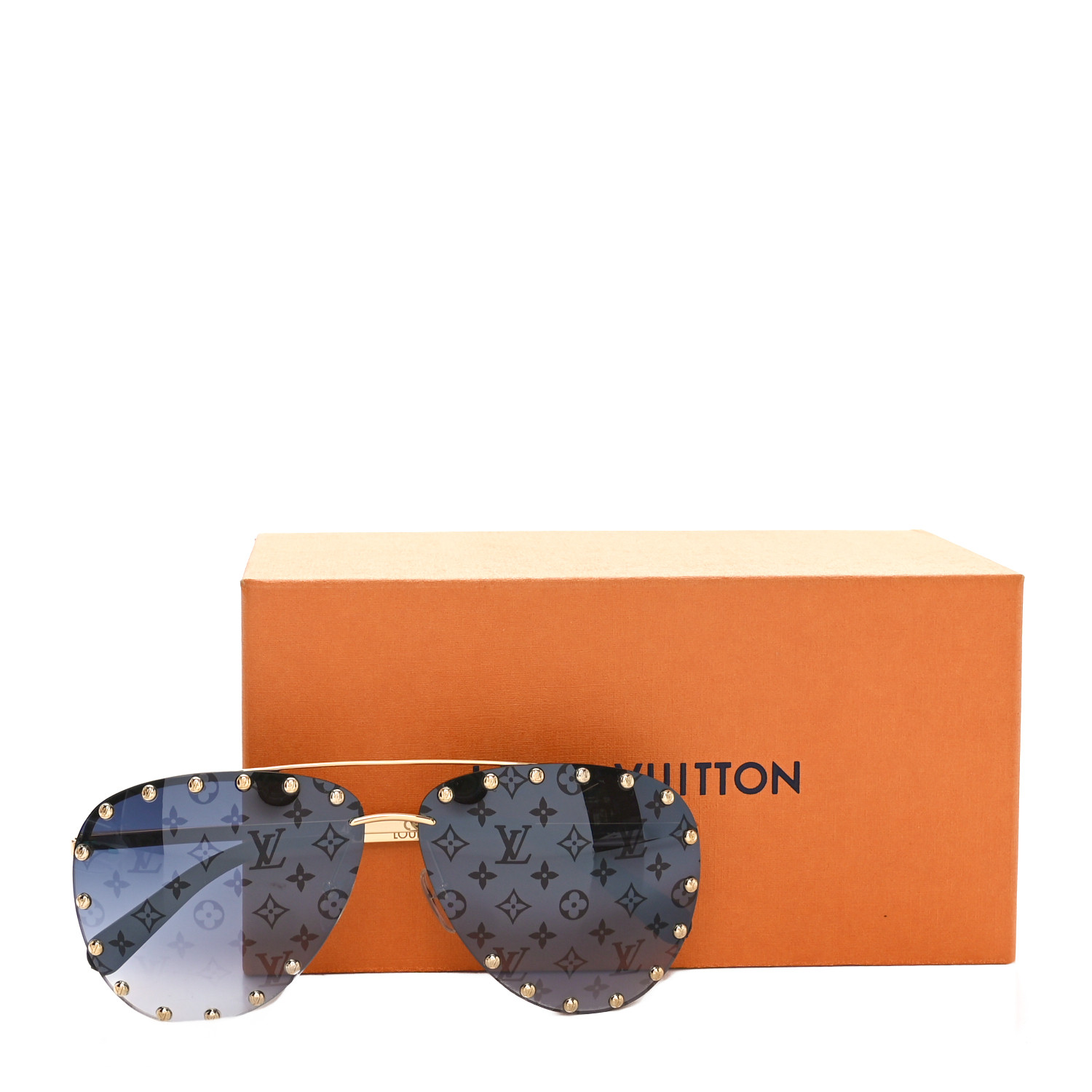 LOUIS VUITTON Metal Monogram The Party Aviator Gradient