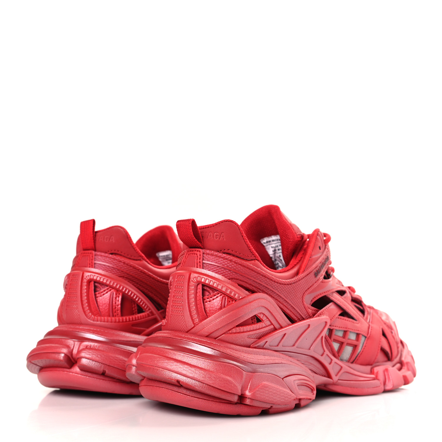 BALENCIAGA Rubber Mesh Pearlescent Mens Track.2 Open