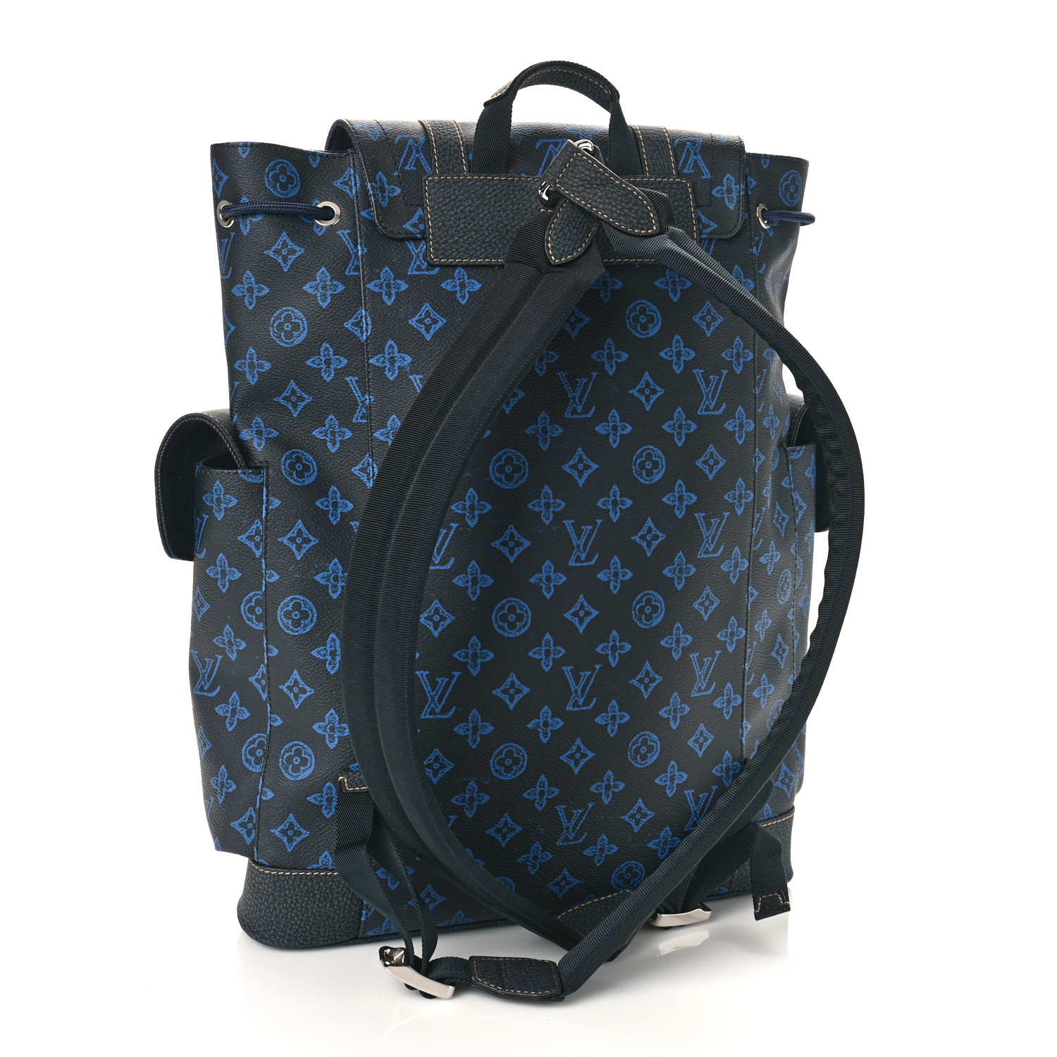 LOUIS VUITTON Monogram LV Record Christopher MM Backpack