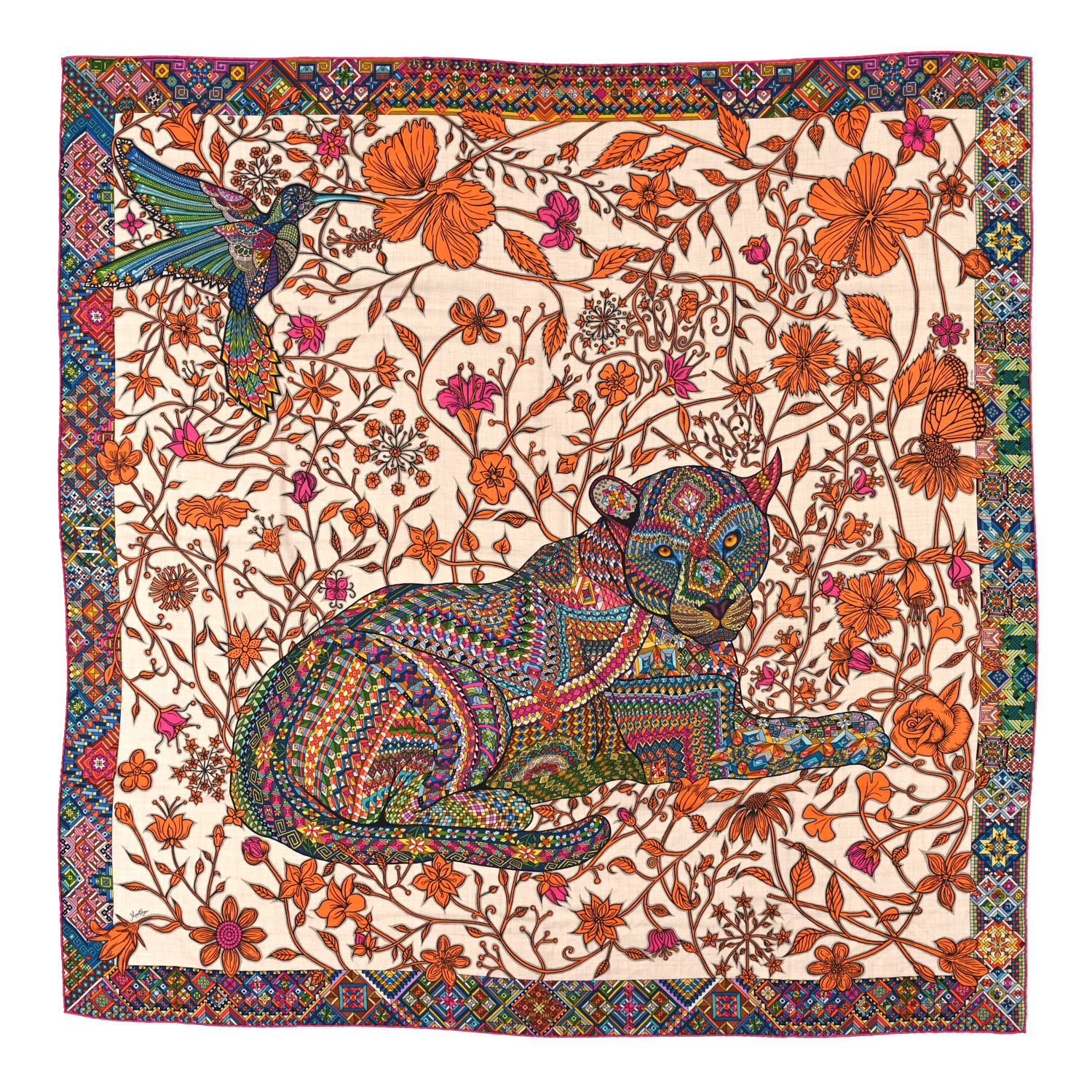 エルメス新作 カシシル Le Jaguar et Le Colibri 140 Scarf of the moment: Le Jaguar et le Colibri | The Librain