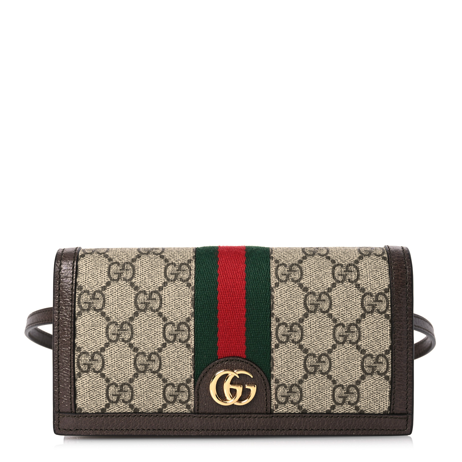 【GUCCI 】GG Supreme Wallet Belt Bag BEIGE EBONY GUCCI GG Supreme Monogram Web Ophidia Belt Bag Beige Ebony