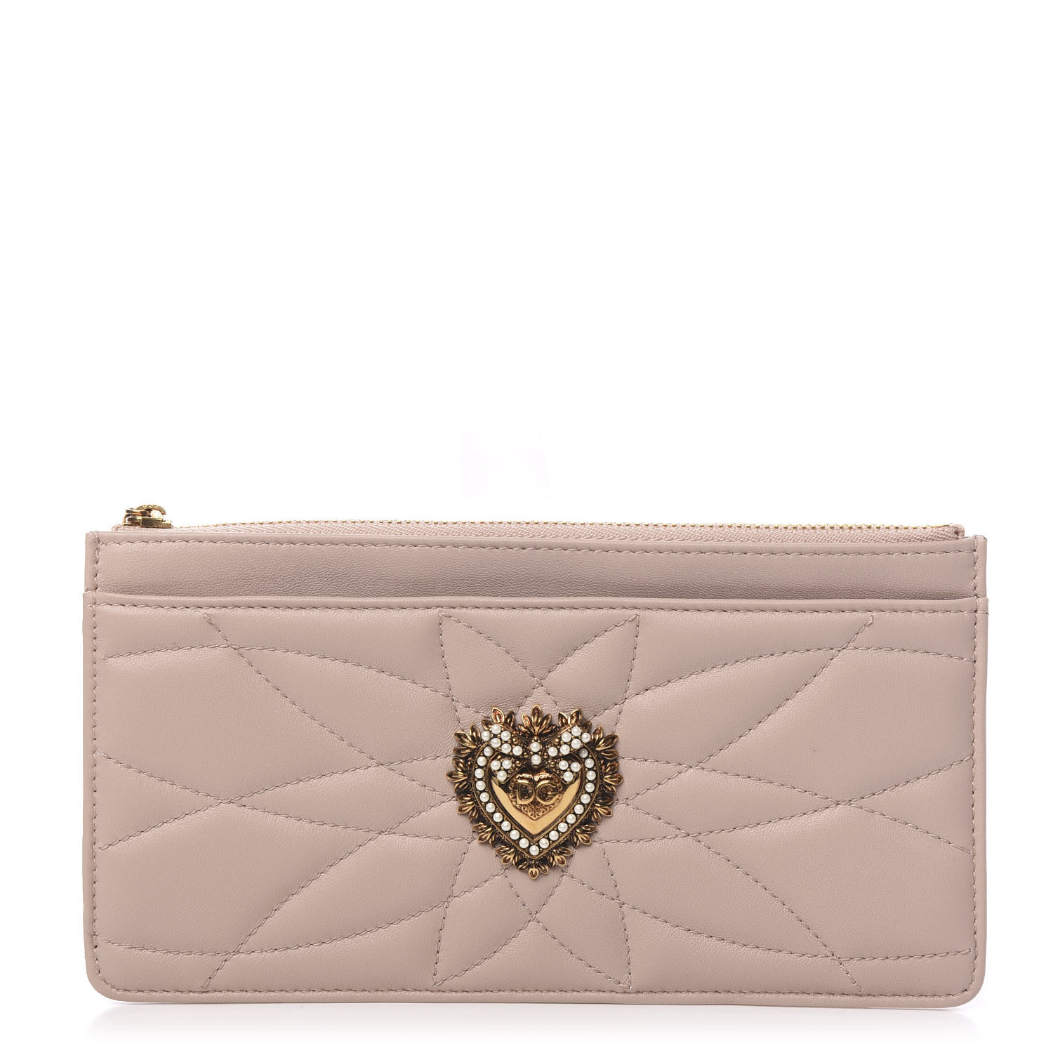 Dolce & Gabbana 'Devotion’ card holder Medium Devotion card holder in Pink for Women