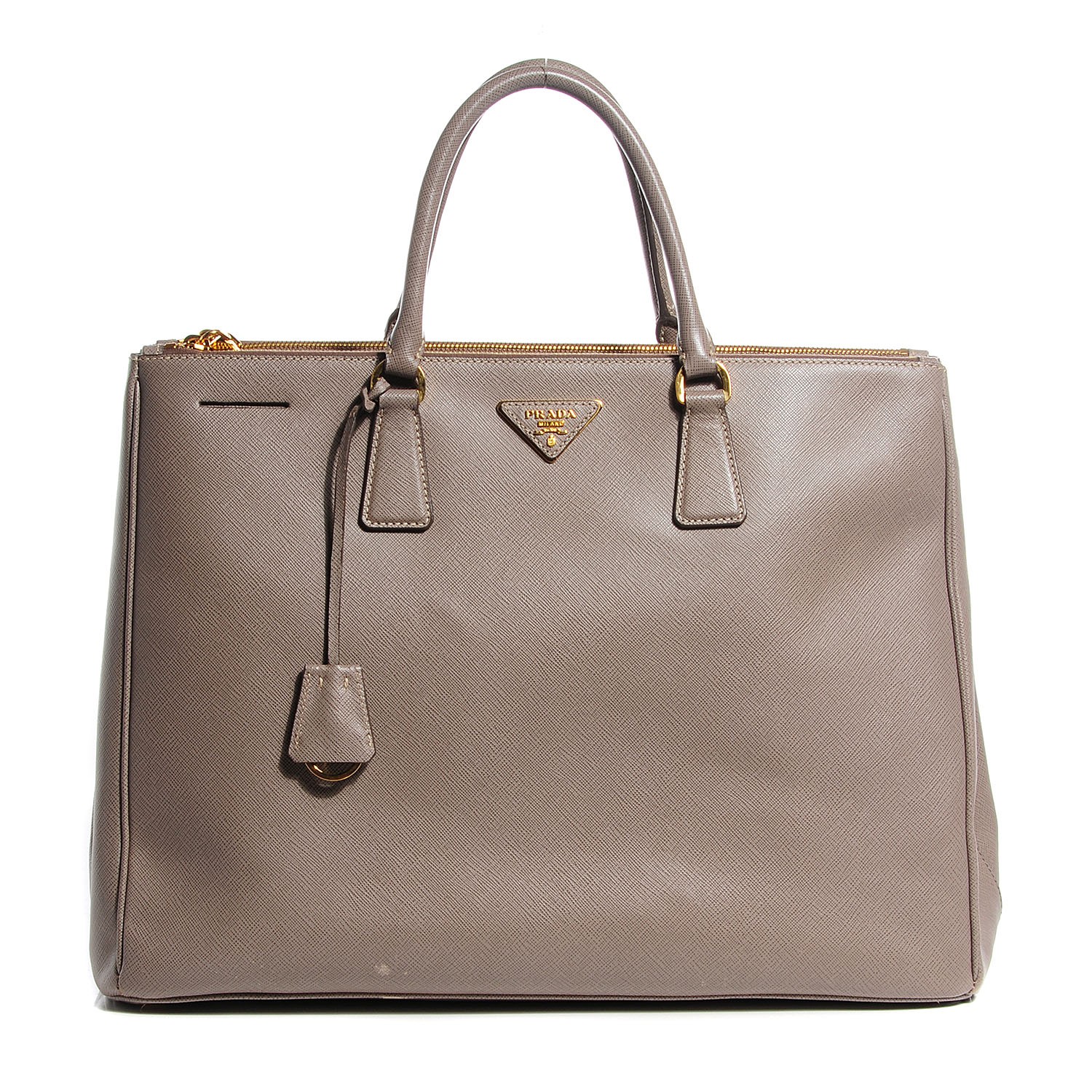 PRADA Saffiano Lux Extra Large Galleria Double Zip Tote