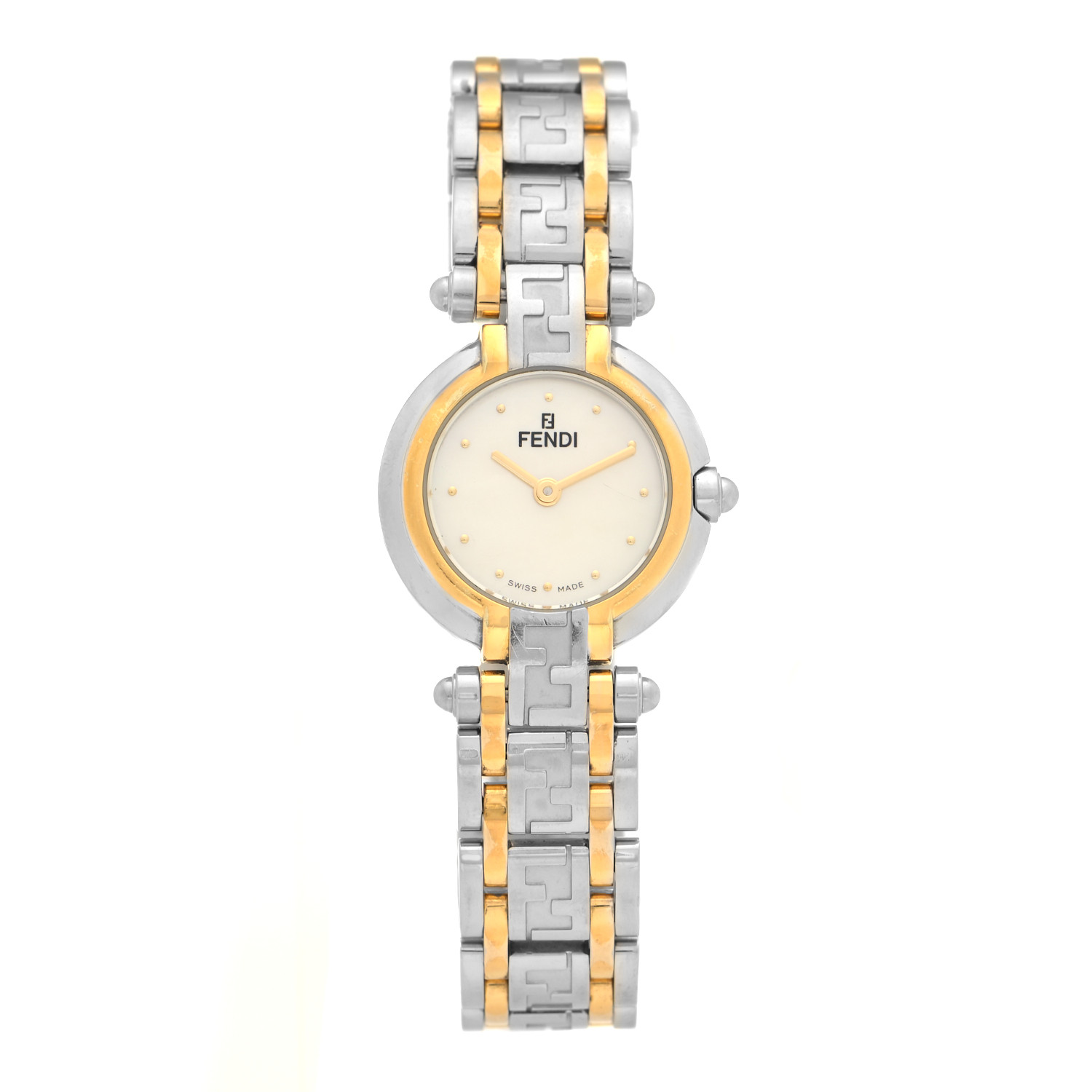 FENDI Stainless Steel 25mm 760L Quartz Watch Gold 984624