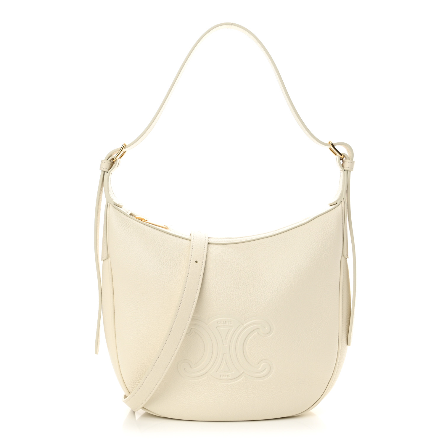 CELINE Supple Calfskin Cuir Triomphe Small Heloise Shoulder