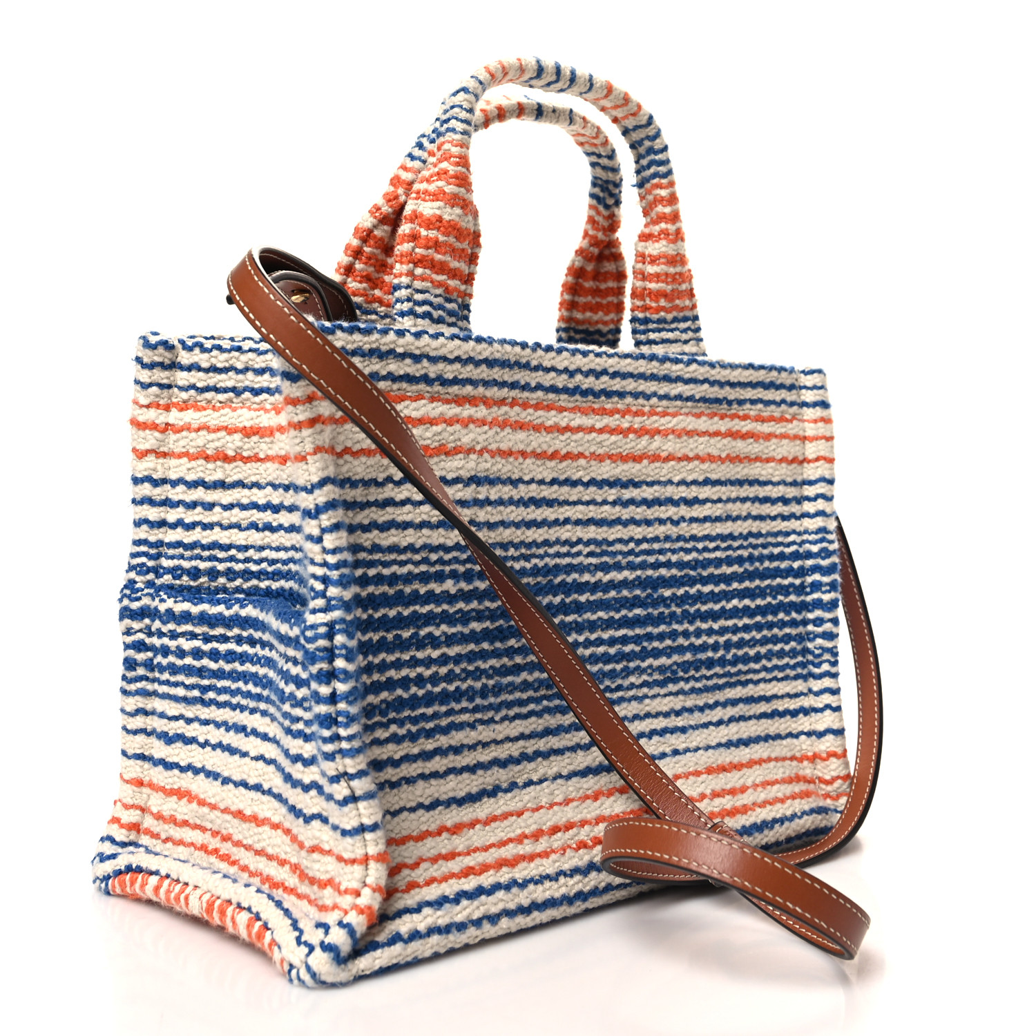 CELINE Jacquard Striped Small Cabas Thais Multicolor 1519091