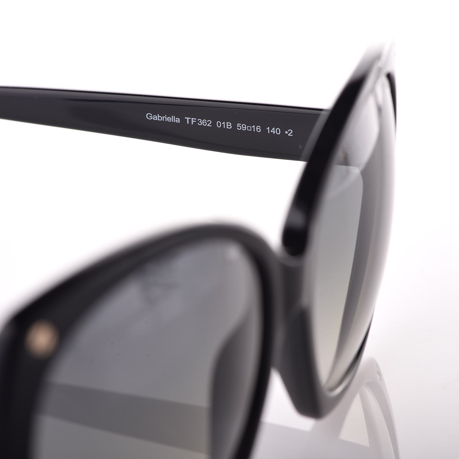 Gabriella TF362-F TOM FORDトムフォード サングラス 黒 TOM FORD Gabriella Sunglasses TF362 Black 329695 | FASHIONPHILE