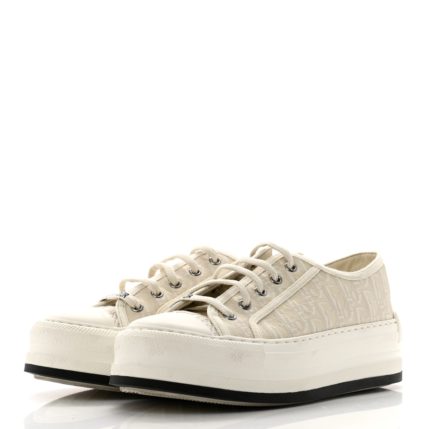 CHRISTIAN DIOR クリスチャンディオール CHRISTIAN DIOR Calfskin Oblique Walk'N'Dior Low Top Sneakers
