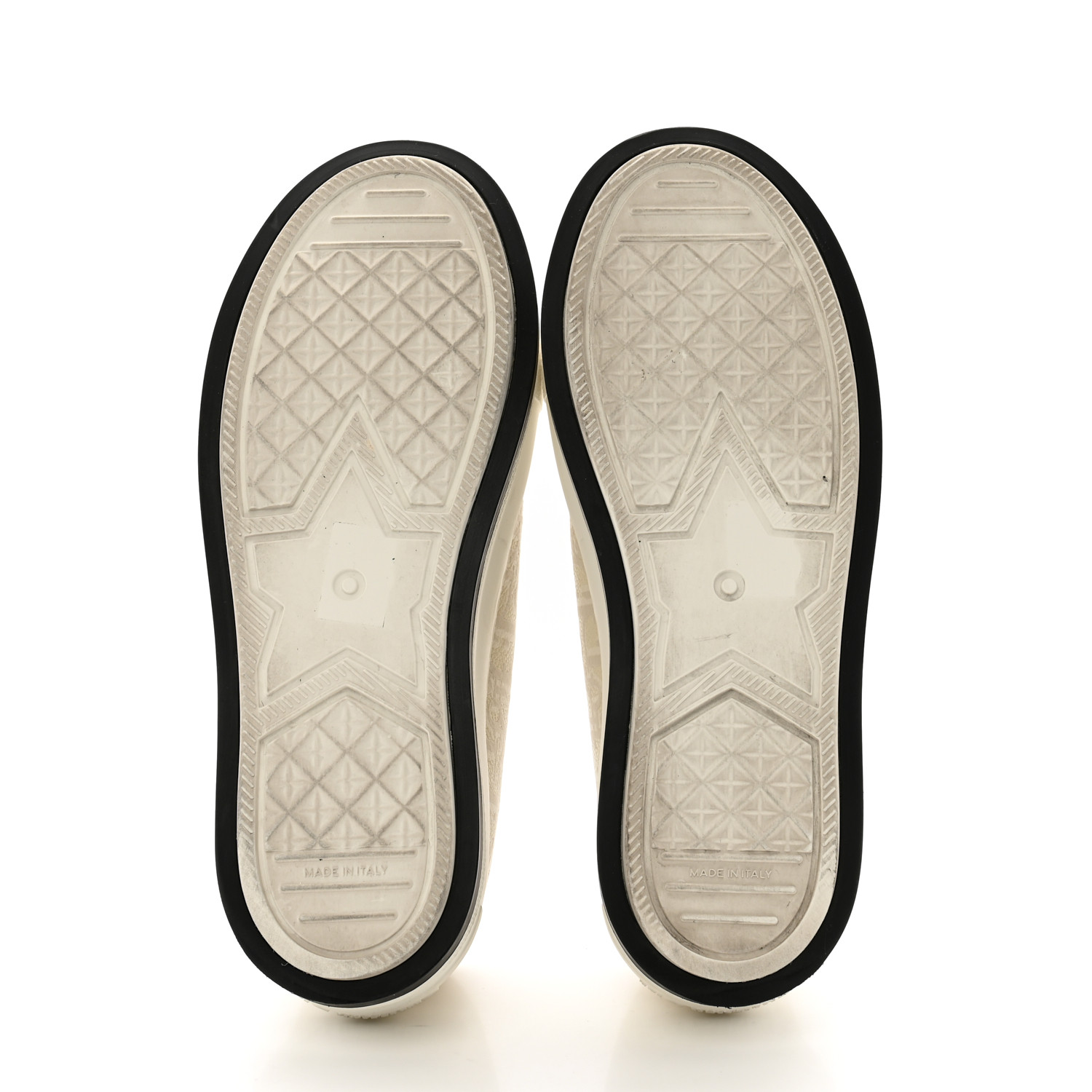 CHRISTIAN DIOR Calfskin Oblique Walk'N'Dior Low Top Sneakers