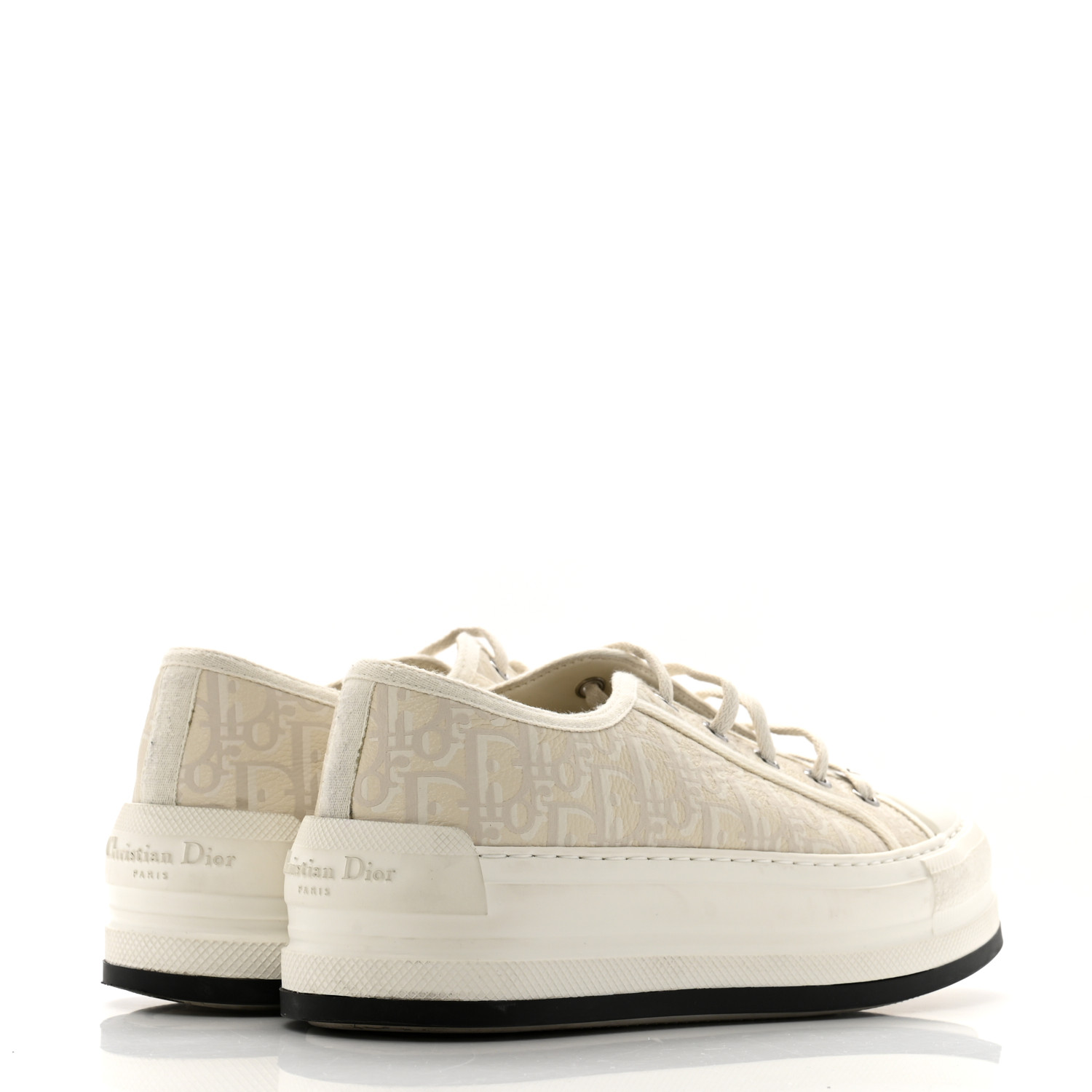CHRISTIAN DIOR クリスチャンディオール CHRISTIAN DIOR Calfskin Oblique Walk'N'Dior Low Top Sneakers