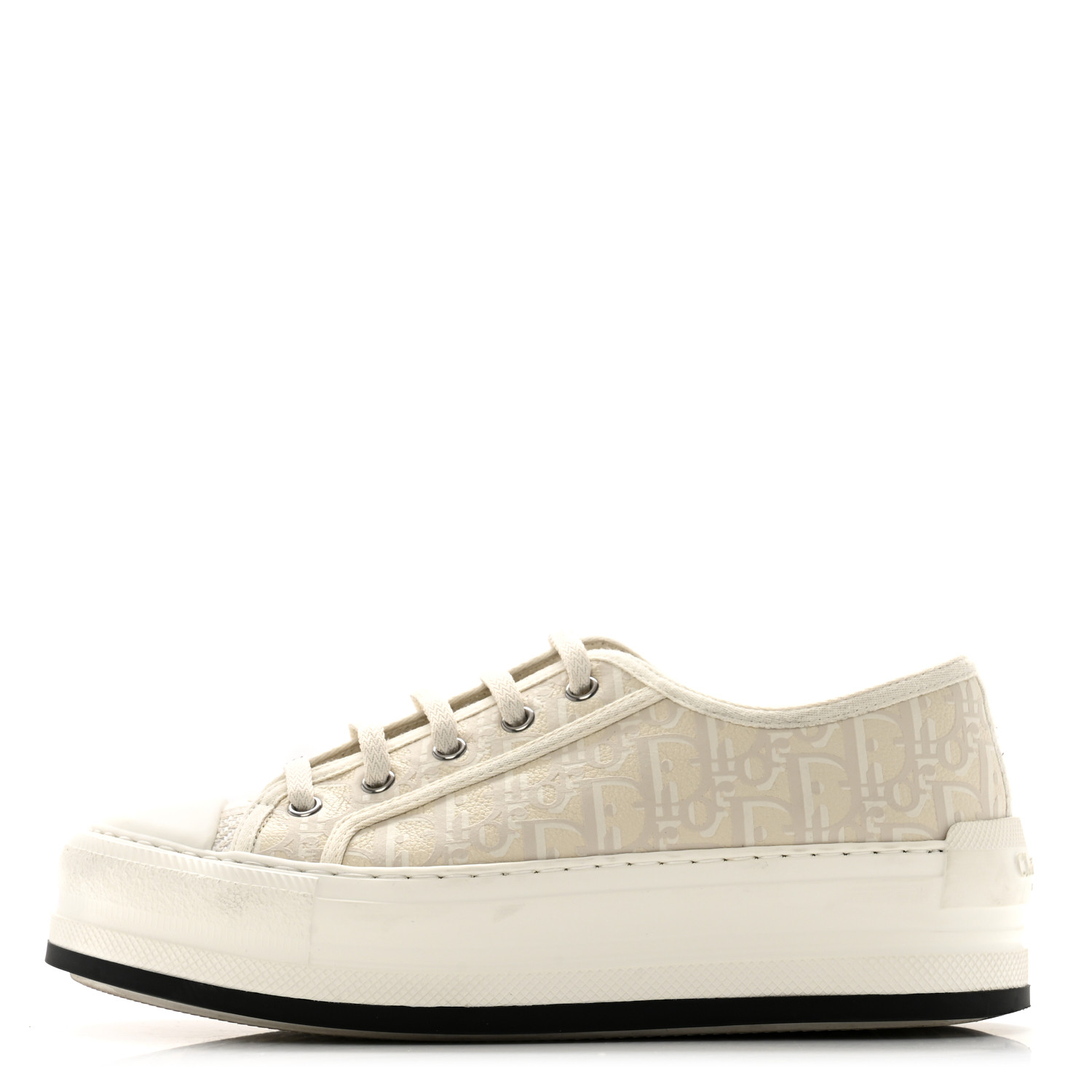 Christian Dior スニーカー CHRISTIAN DIOR Calfskin Oblique Walk'N'Dior Low Top Sneakers