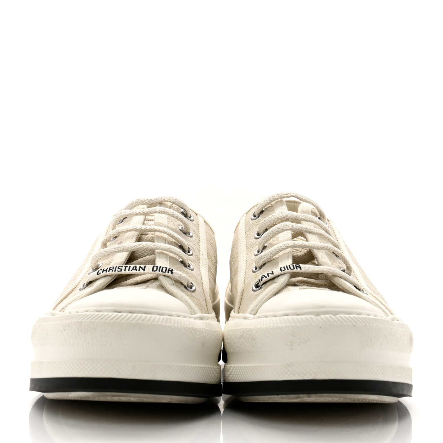CHRISTIAN DIOR クリスチャンディオール CHRISTIAN DIOR Calfskin Oblique Walk'N'Dior Low Top Sneakers
