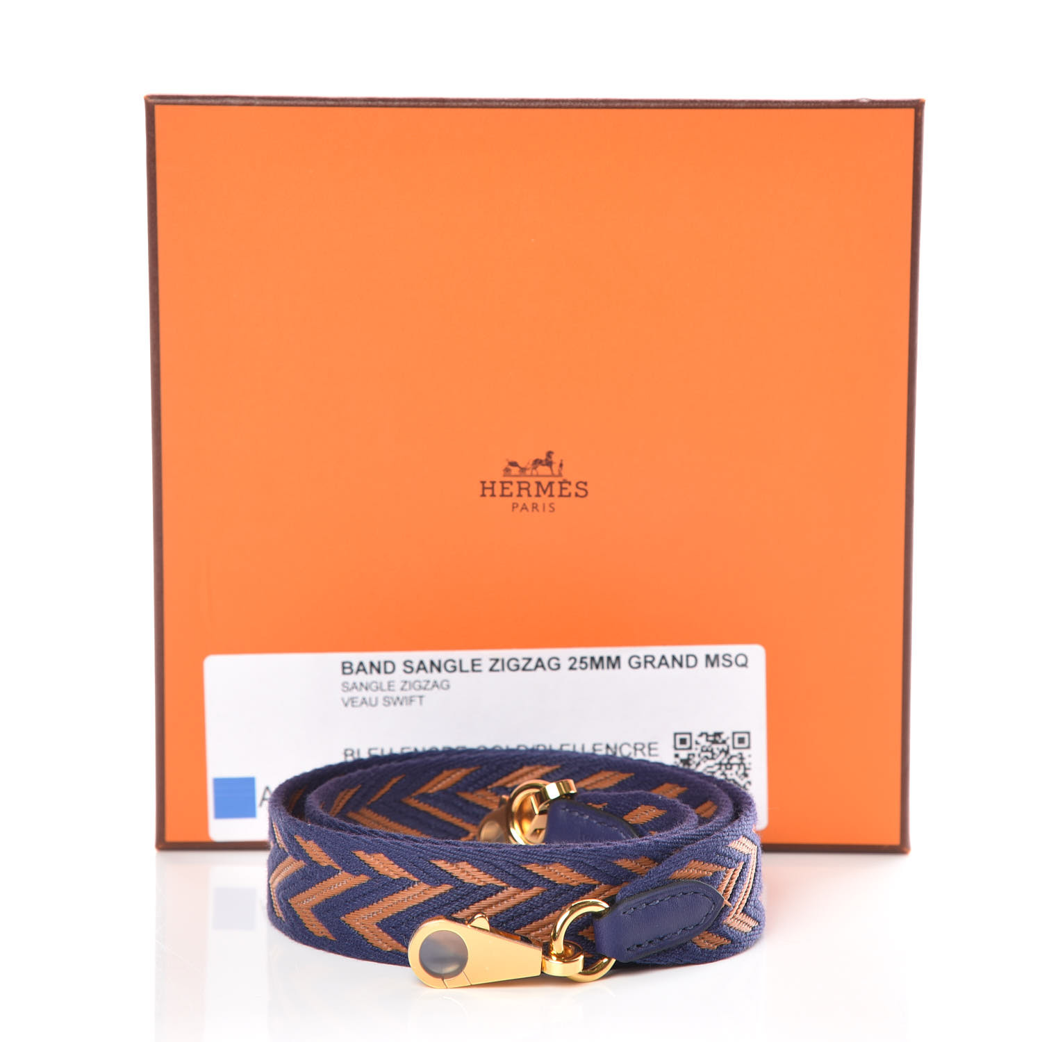 HERMES∽ジグザグ バンドリエール Sangle Zigzag 25mm★パリ速達 Sangle Zigzag 25 mm bag strap | Hermès Mainland China