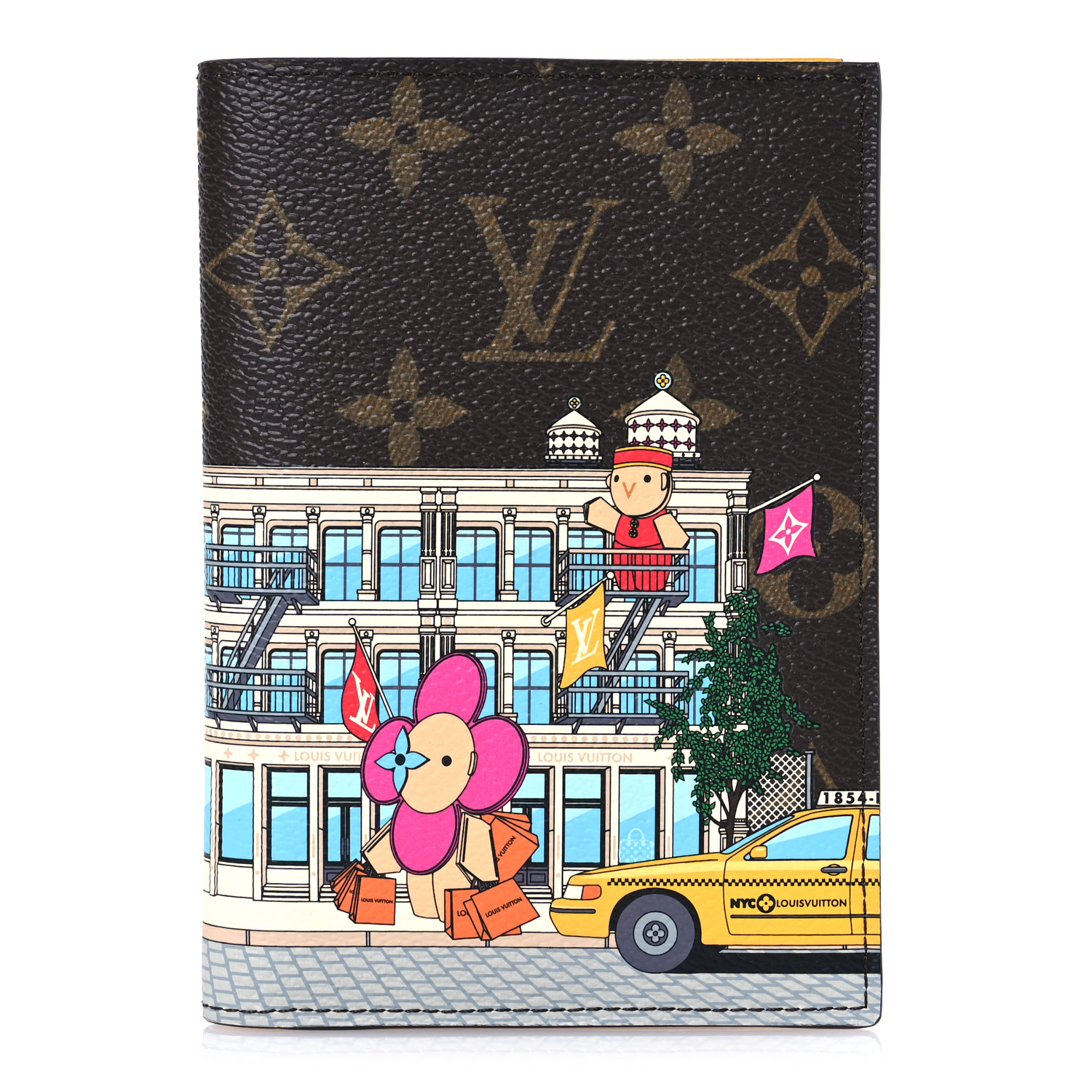 Louis Vuitton ポストカード LOUIS VUITTON Monogram Macassar Canvas Coin Card Holder