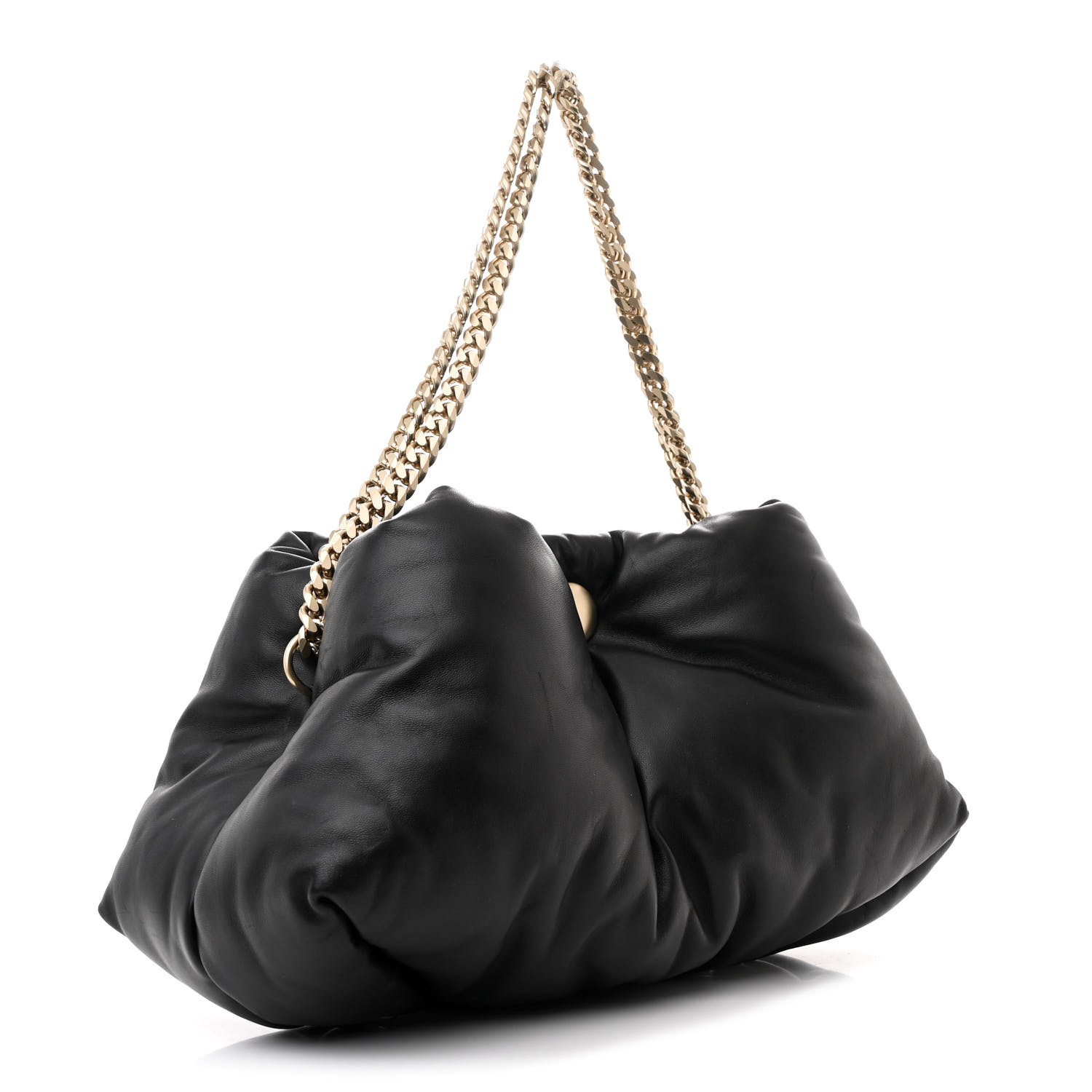 PROENZA SCHOULER Lambskin Puffy Tobo Chain Shoulder Bag
