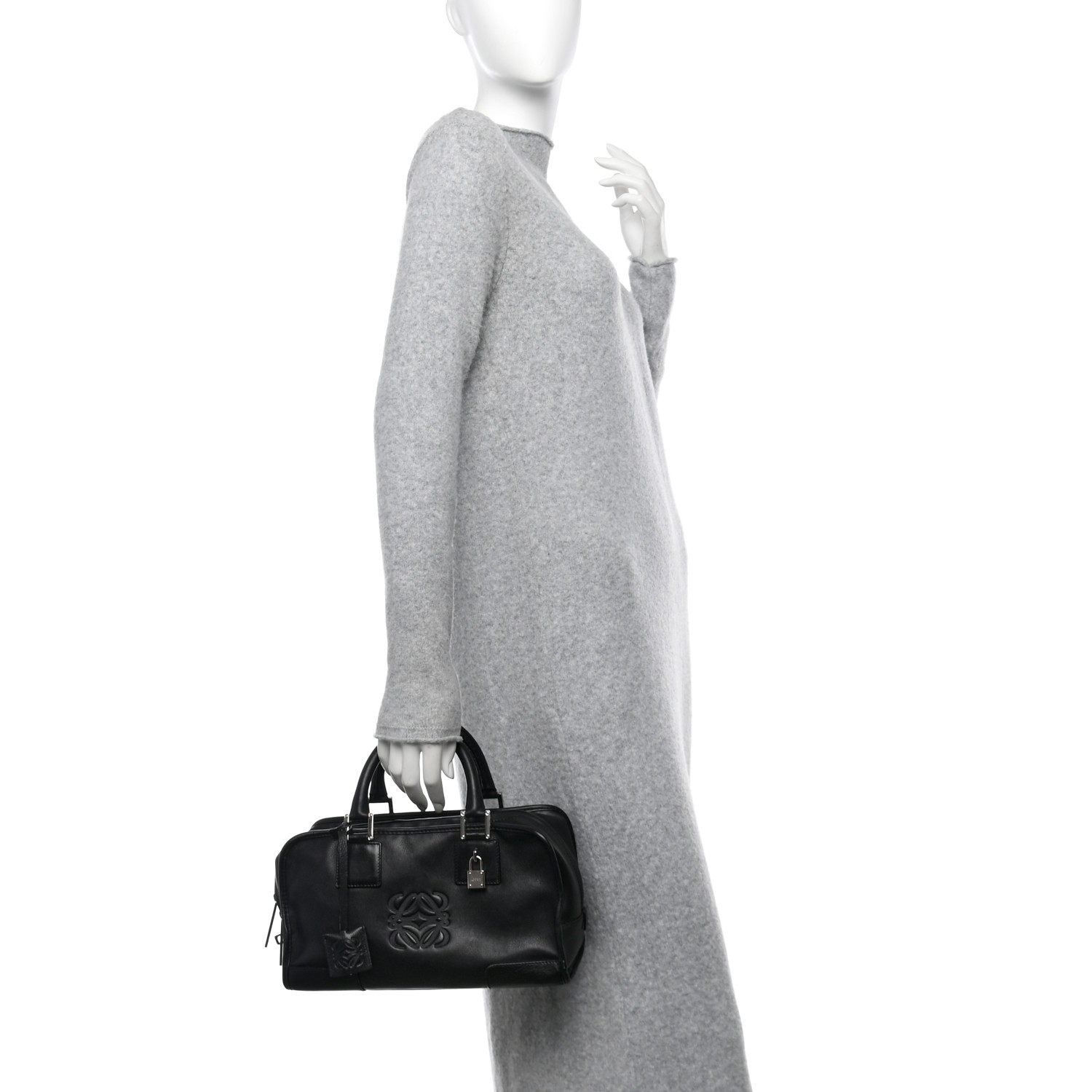 LOEWE Calfskin Amazona 28 Black 1666699 | FASHIONPHILE