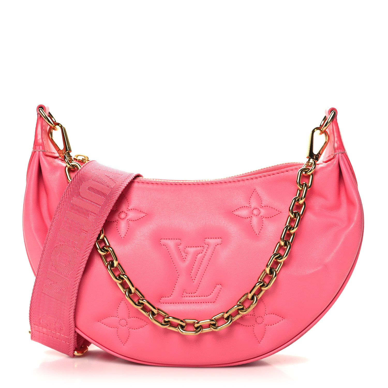 LOUIS VUITTON - みお LOUIS VUITTON Calfskin Bubblegram Over The Moon Dragon Fruit