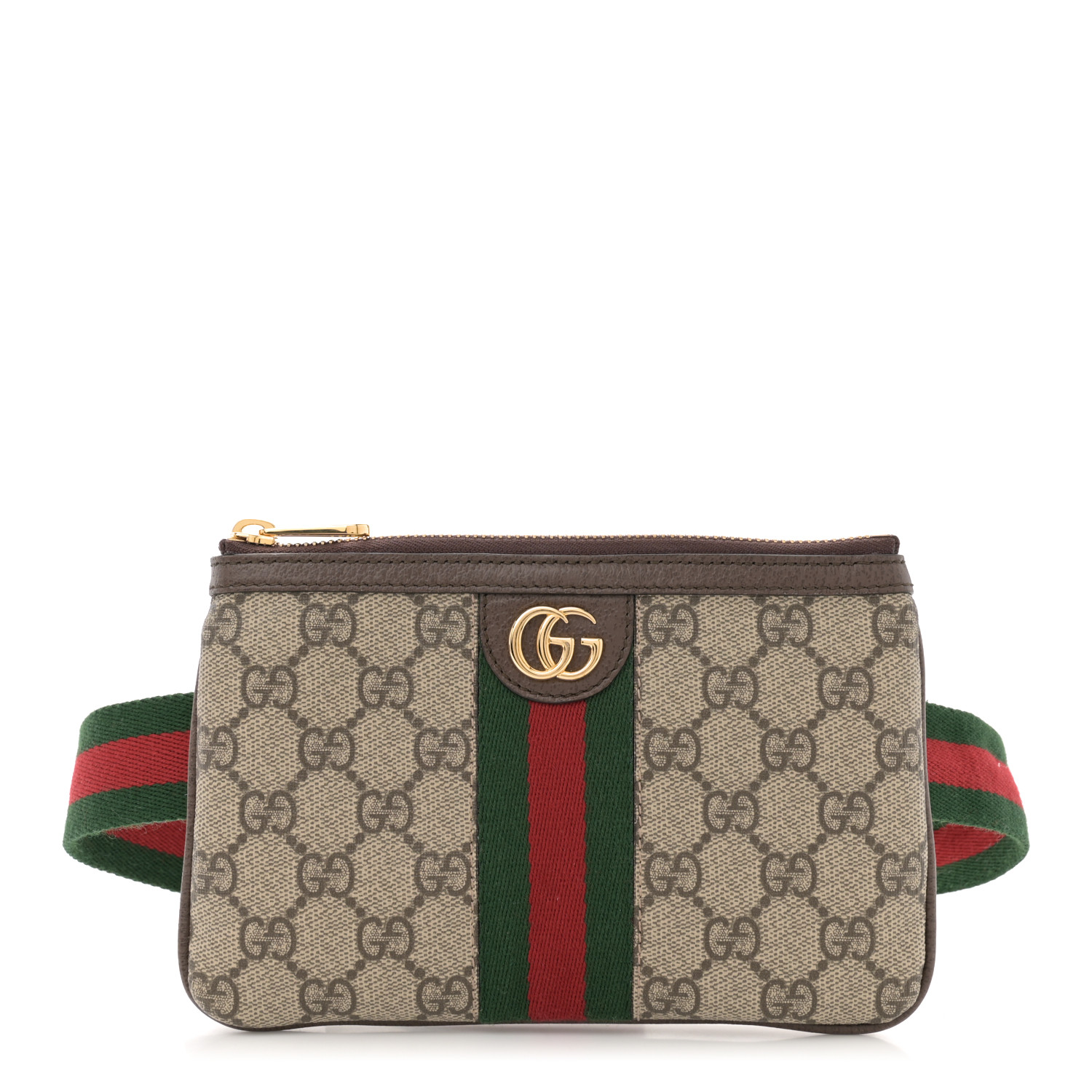 【GUCCI 】GG Supreme Wallet Belt Bag BEIGE EBONY GUCCI GG Supreme Monogram Web Ophidia Utility Belt Bag 85 34