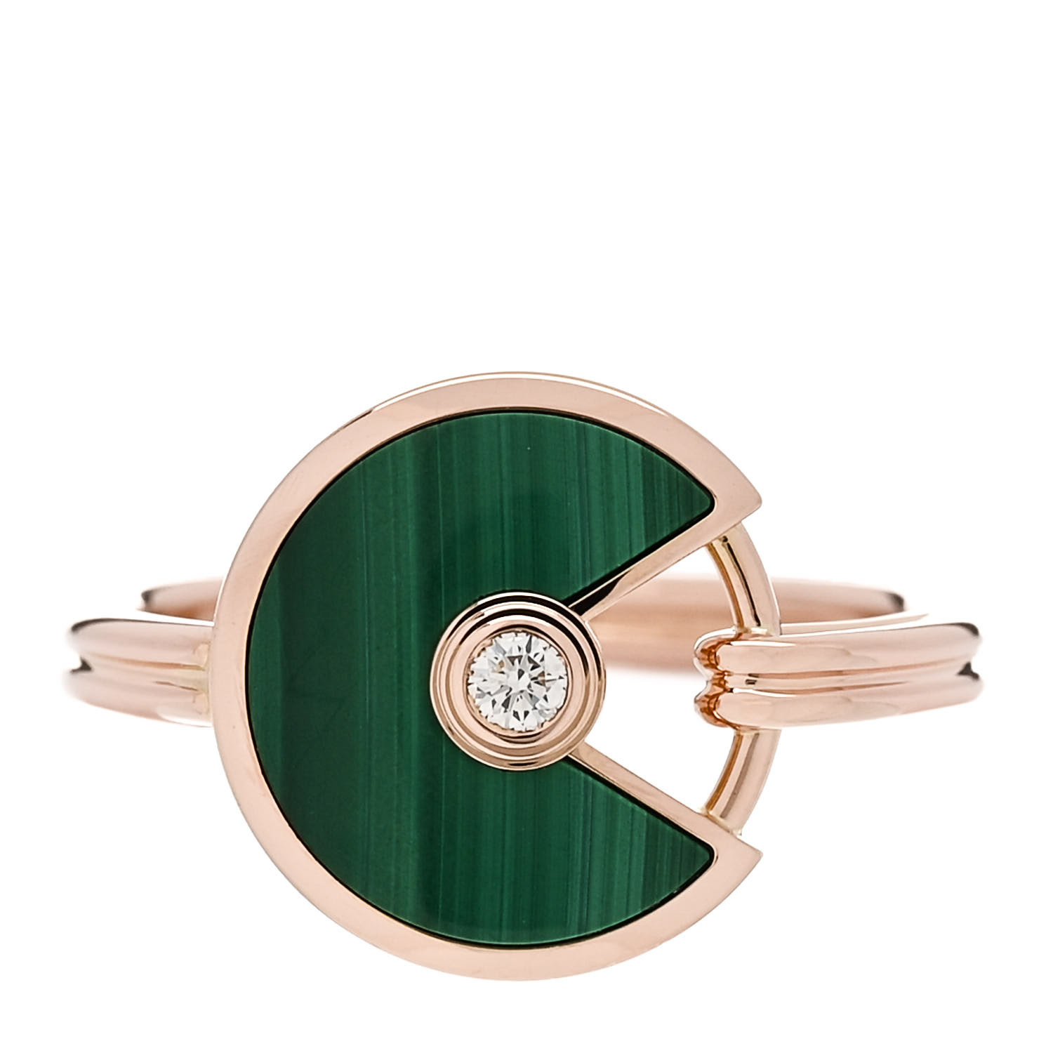 Cartier マラカイトカフリンクス Cartier Sterling Silver and