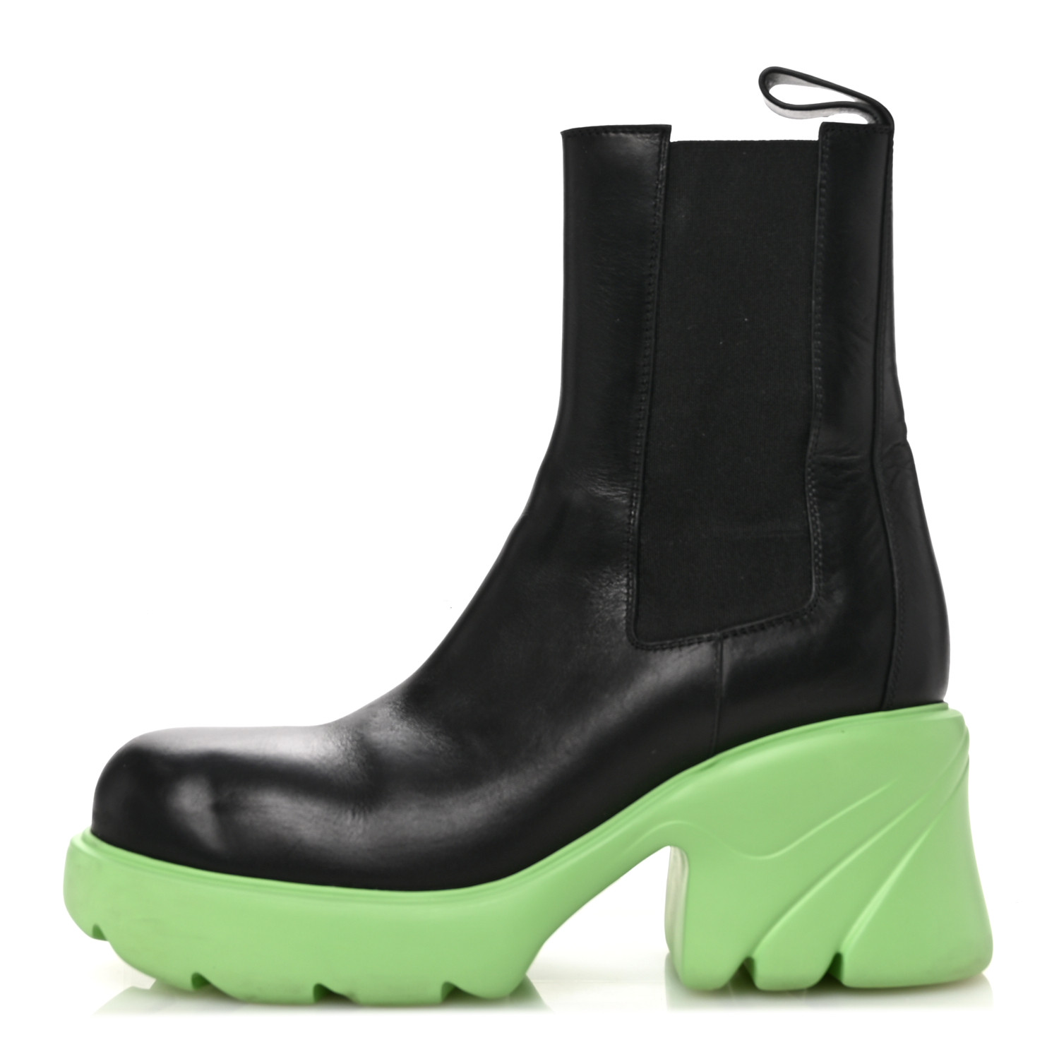 BOTTEGA VENETA - jhbs BOTTEGA VENETA Calfskin The Flash Chelsea Boots 39 Pistachio