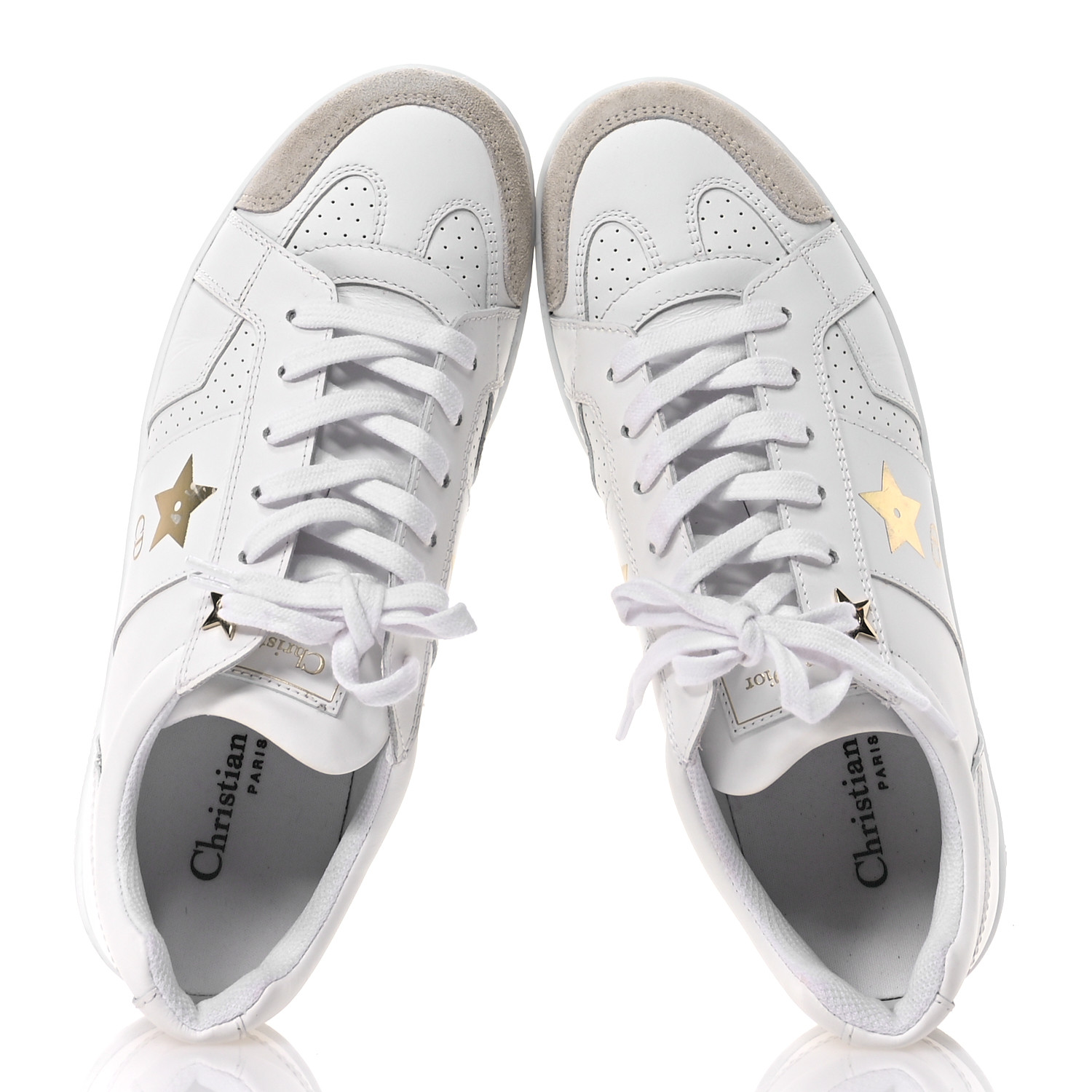 クリスチャンディオール Christian Dior CHRISTIAN DIOR Calfskin Suede Dior Star Low Top Sneakers