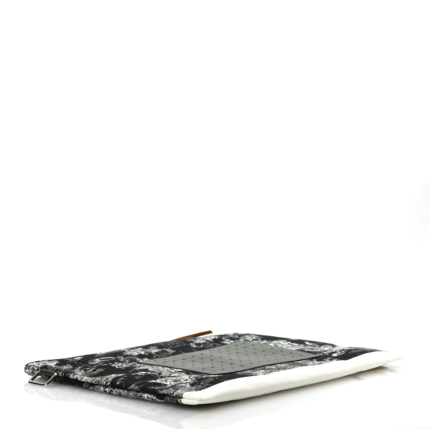 HERMES Cotton Goatskin Navette Petit H Pouch GM 1670959