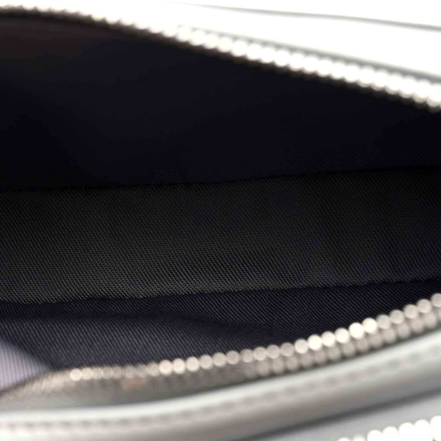 CHRISTIAN DIOR Coated Canvas CD Diamond Messenger Pouch Grey