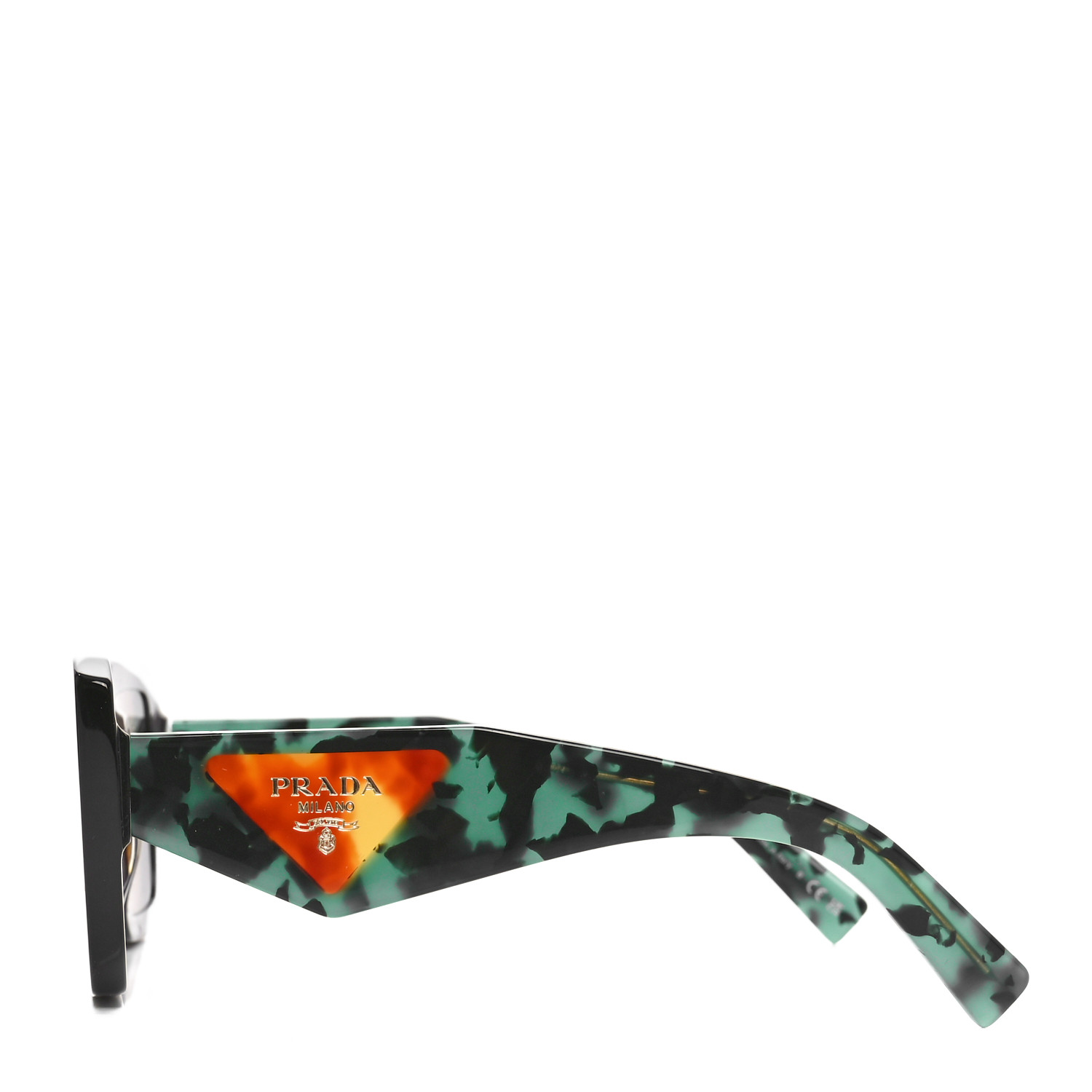 PRADA Acetate Symbole Sunglasses SPR 23Y Red Tortoise