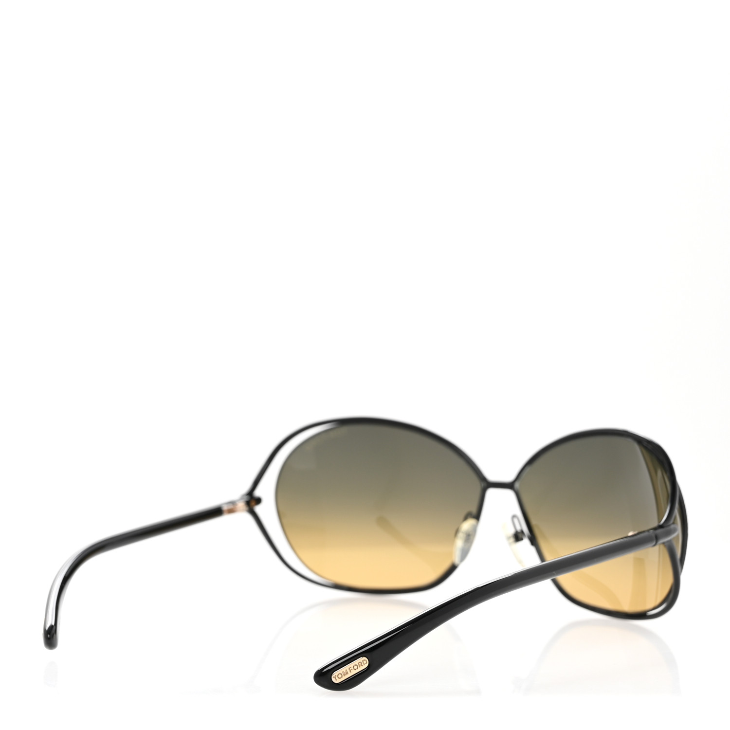 TOM FORD Carla Soft Square Sunglasses TF157 Dark Brown