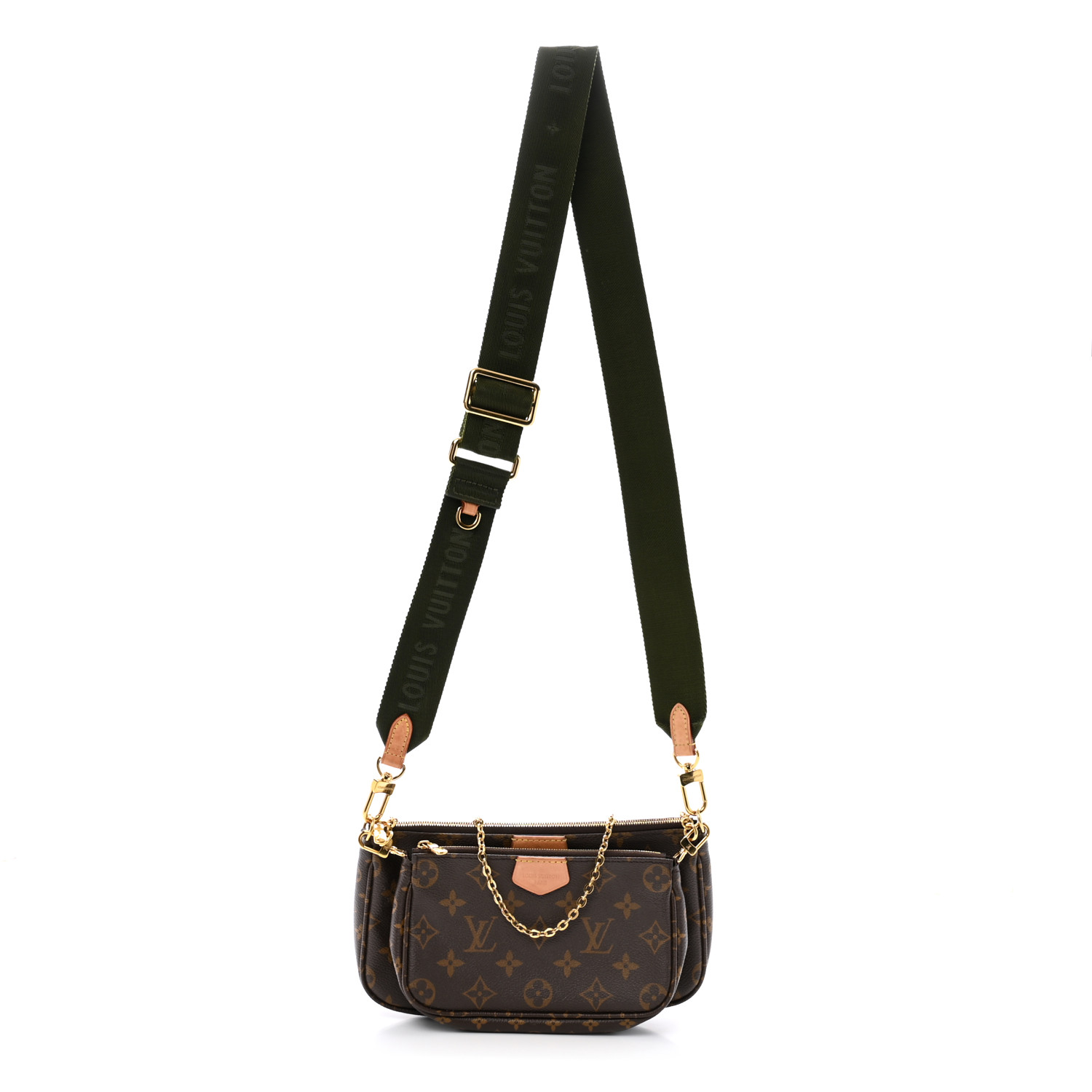 小物 LOUIS VUITTON LOUIS VUITTON Monogram Multi Pochette Accessories Kaki