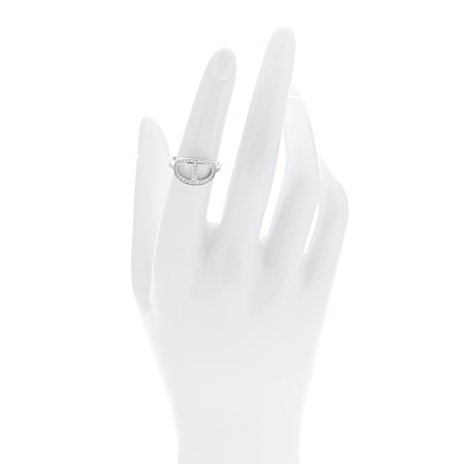 Hermes diamonds Chaine d'ancre Contour ring【関税込】 Chaine d'ancre Contour ring | Hermès USA