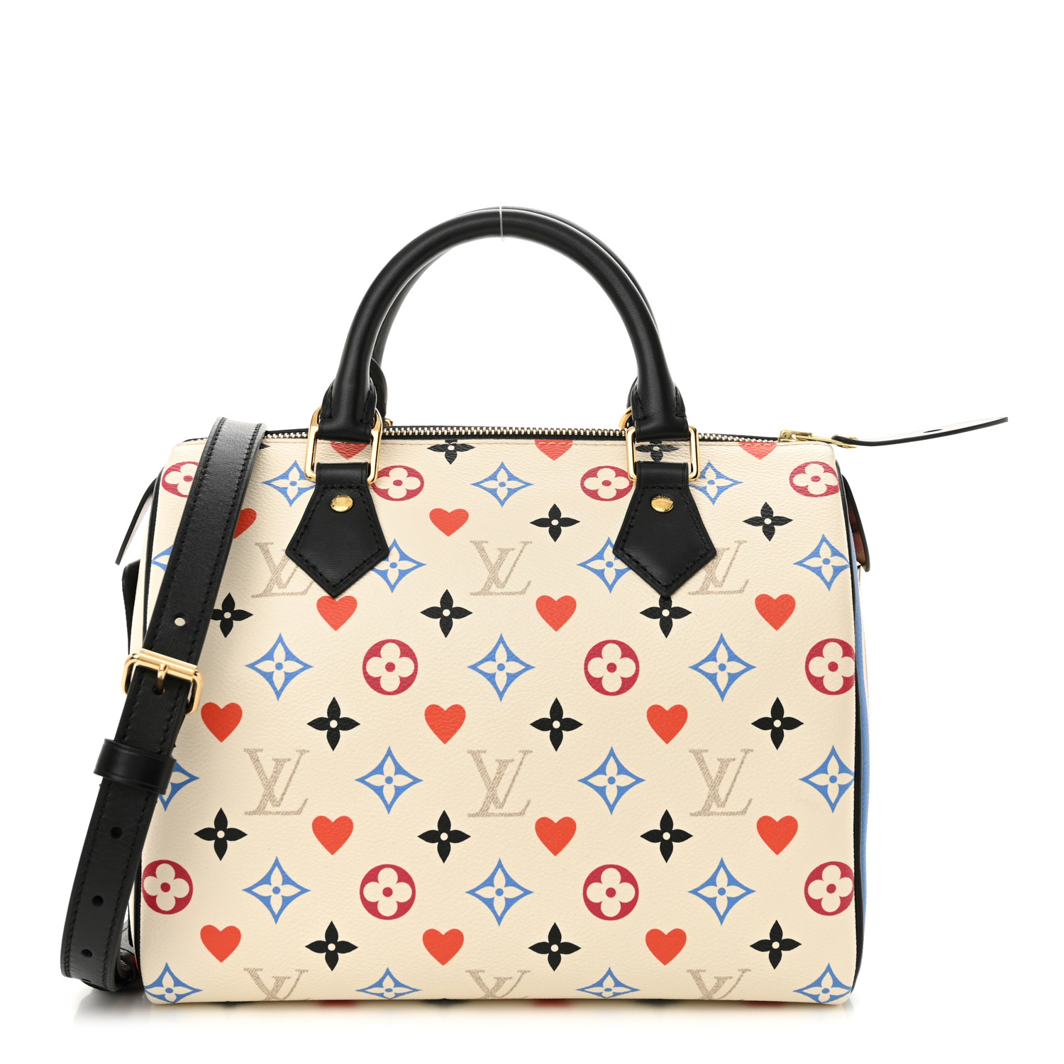 ルイビトン LOUIS VUITTON Game On Speedy Bandouliere 25 White 1685882
