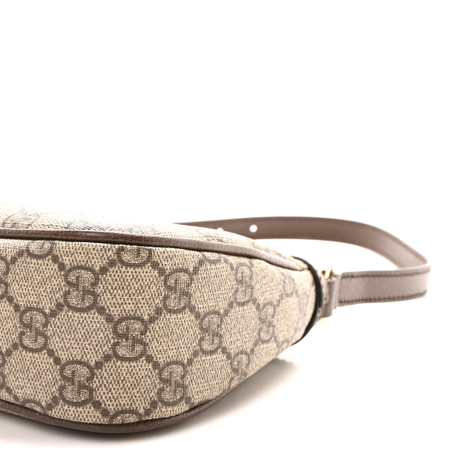 丸ボウス⭐︎ GUCCI GG Supreme Monogram Textured Dollar Calfskin Small