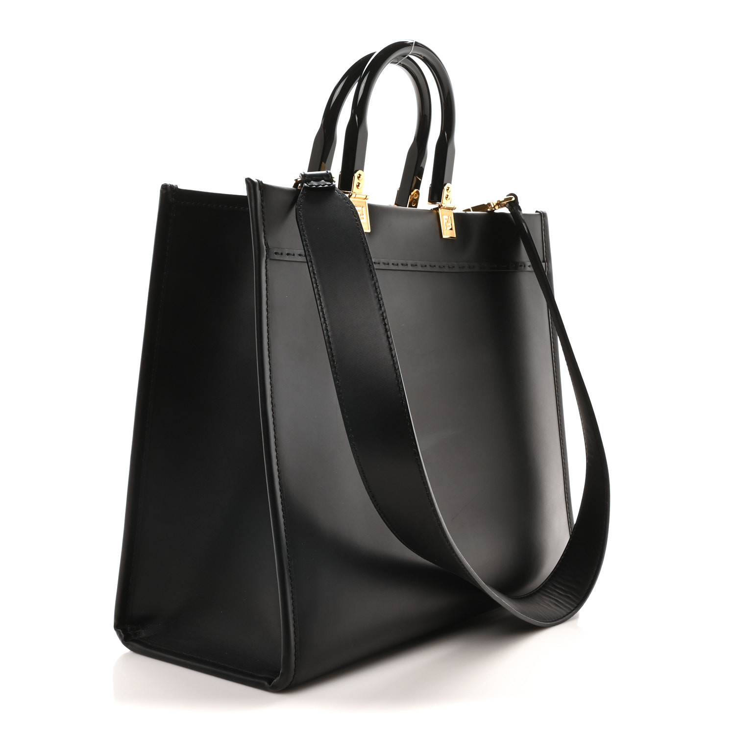 FENDI X VERSACE Calfskin Plexiglass Fendace Medium Fendi