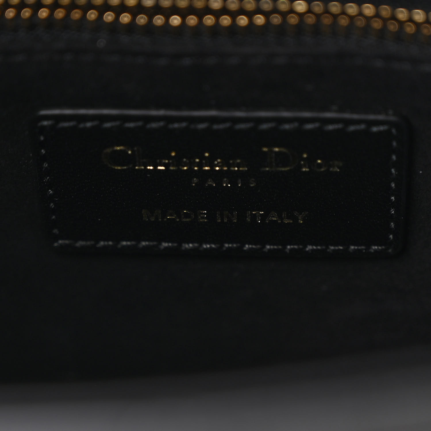 CHRISTIAN DIOR Lambskin Cannage Small My ABCDior Lady Dior