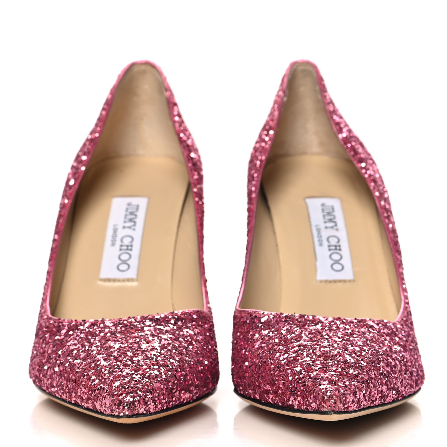 パンプス JIMMY CHOO ANTIQUED PINK LEATHER ROMY 85 PUMPS Jimmy Choo Antiqued Pink Leather Romy 85 Pumps | italist
