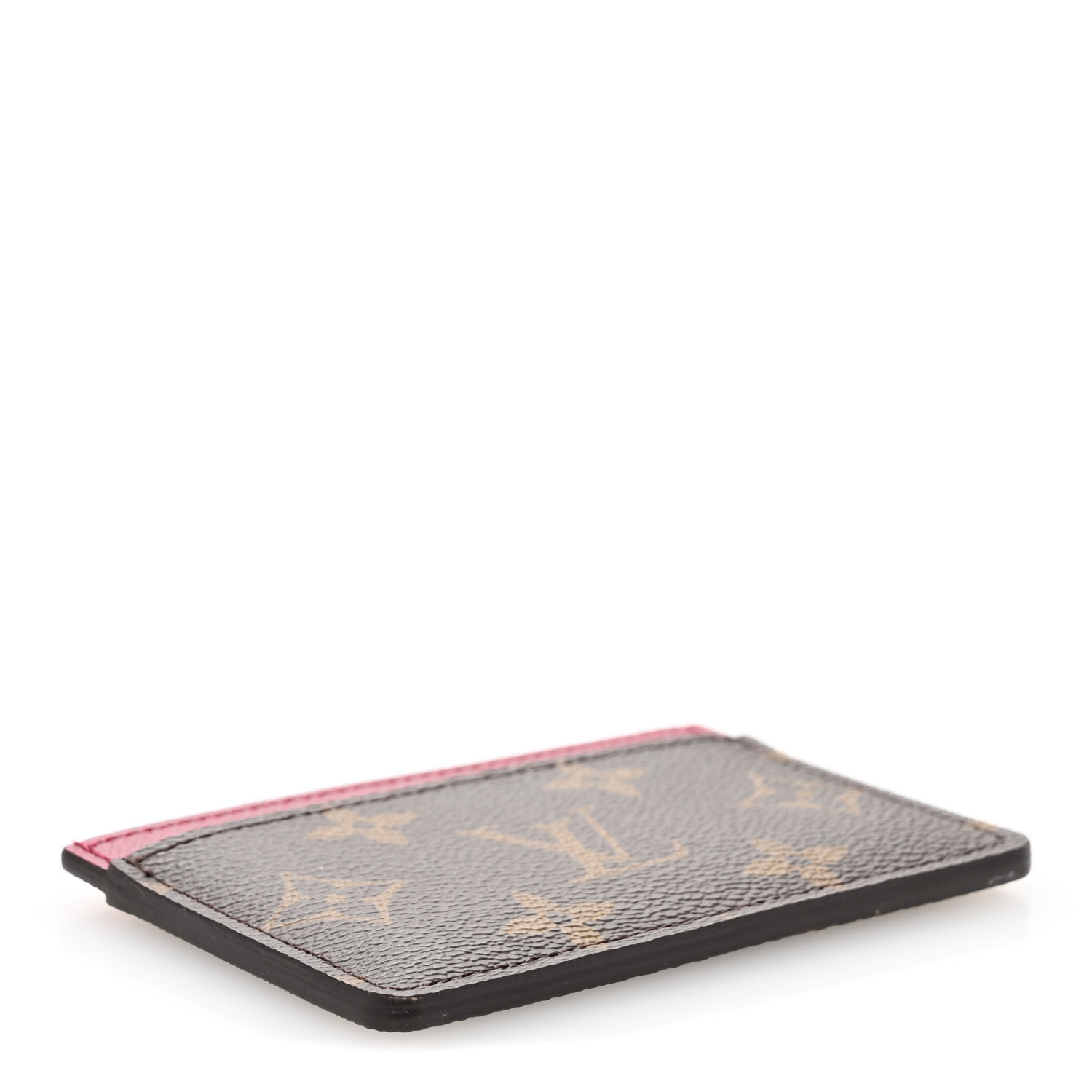LOUIS VUITTON Monogram Card Holder Fuchsia 1683477