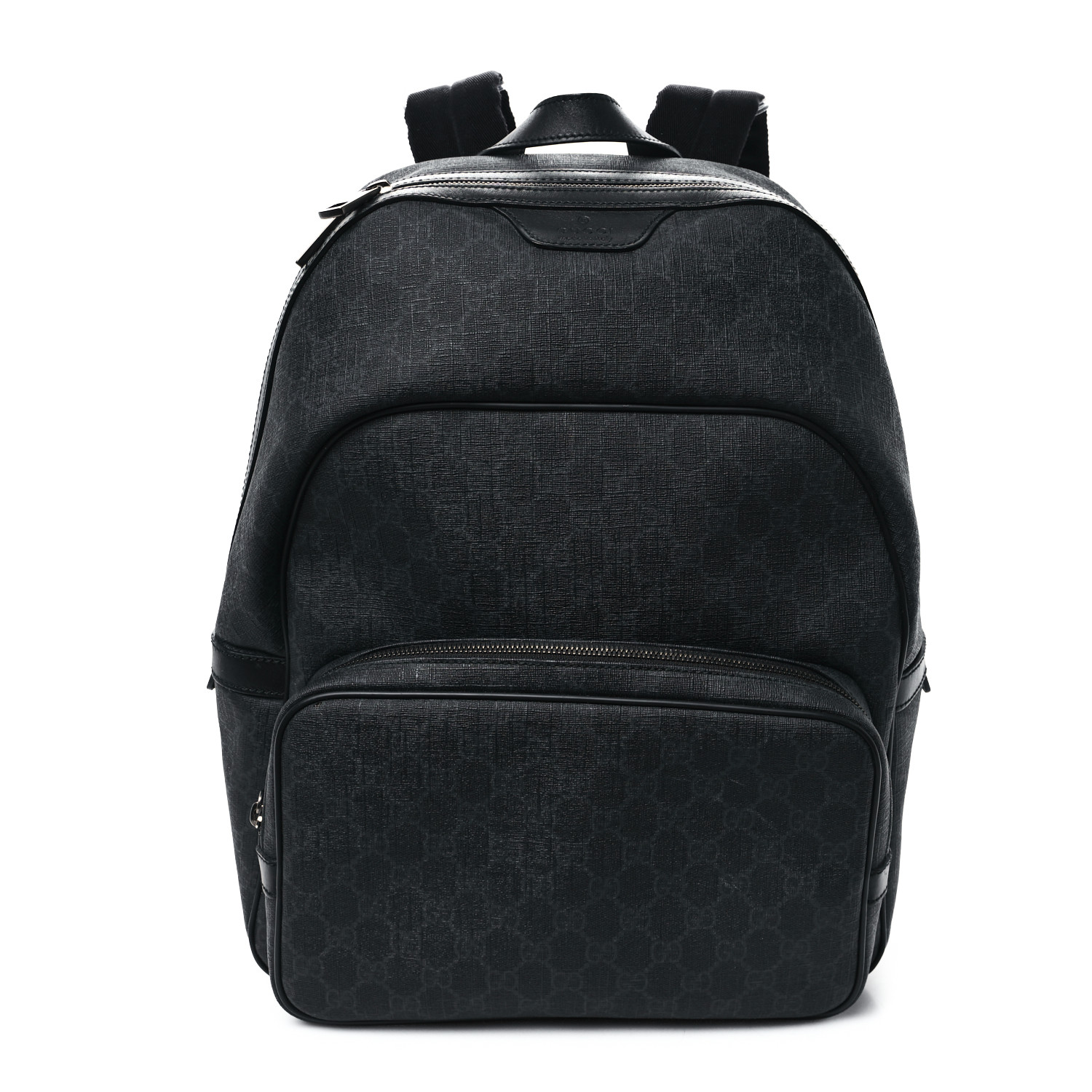 GUCCI GG Supreme Monogram Medium Day Backpack Grey Black