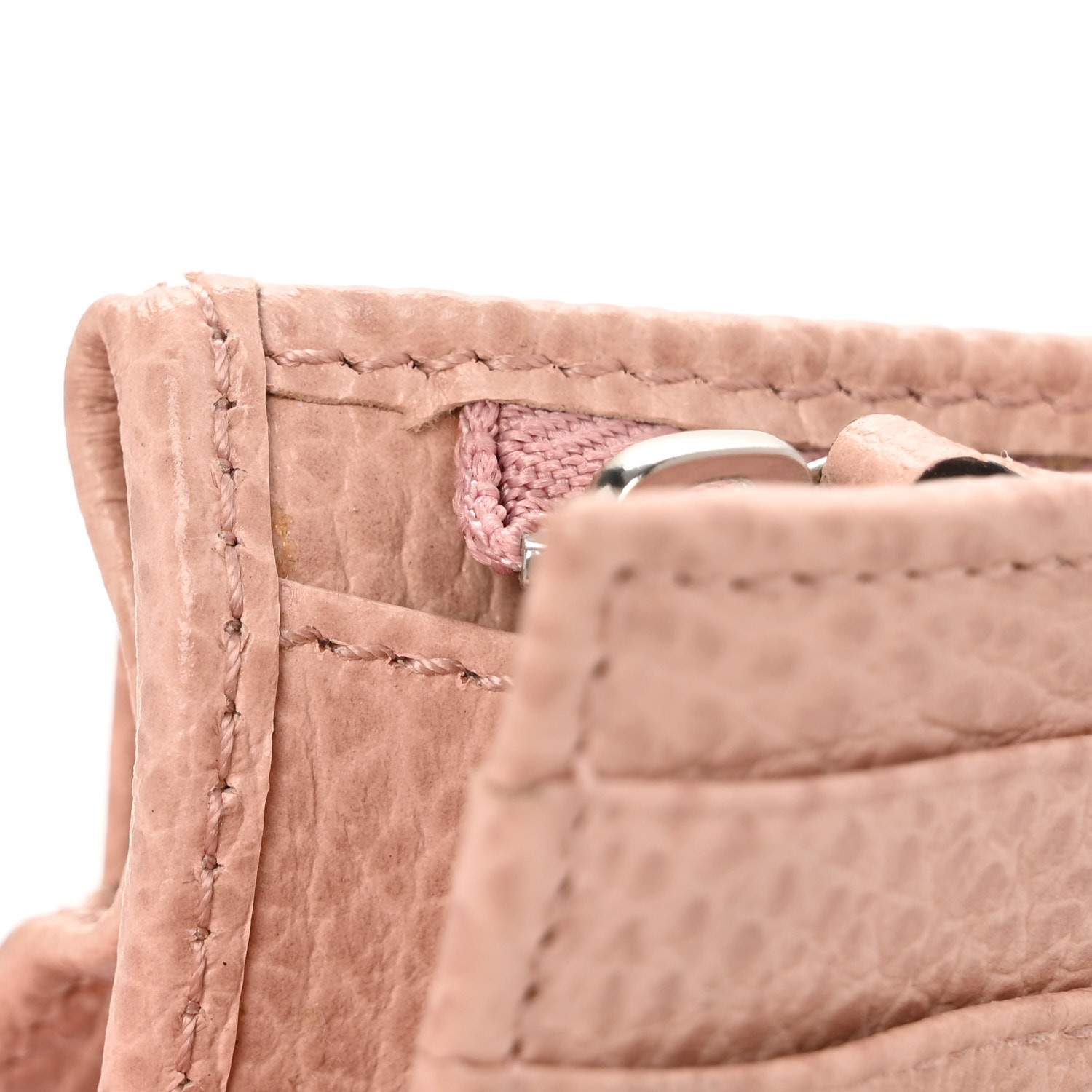 GUCCI カードケース PERFECT PINK GUCCI Dollar Calfskin Enamel Monochrome GG Marmont Card Case