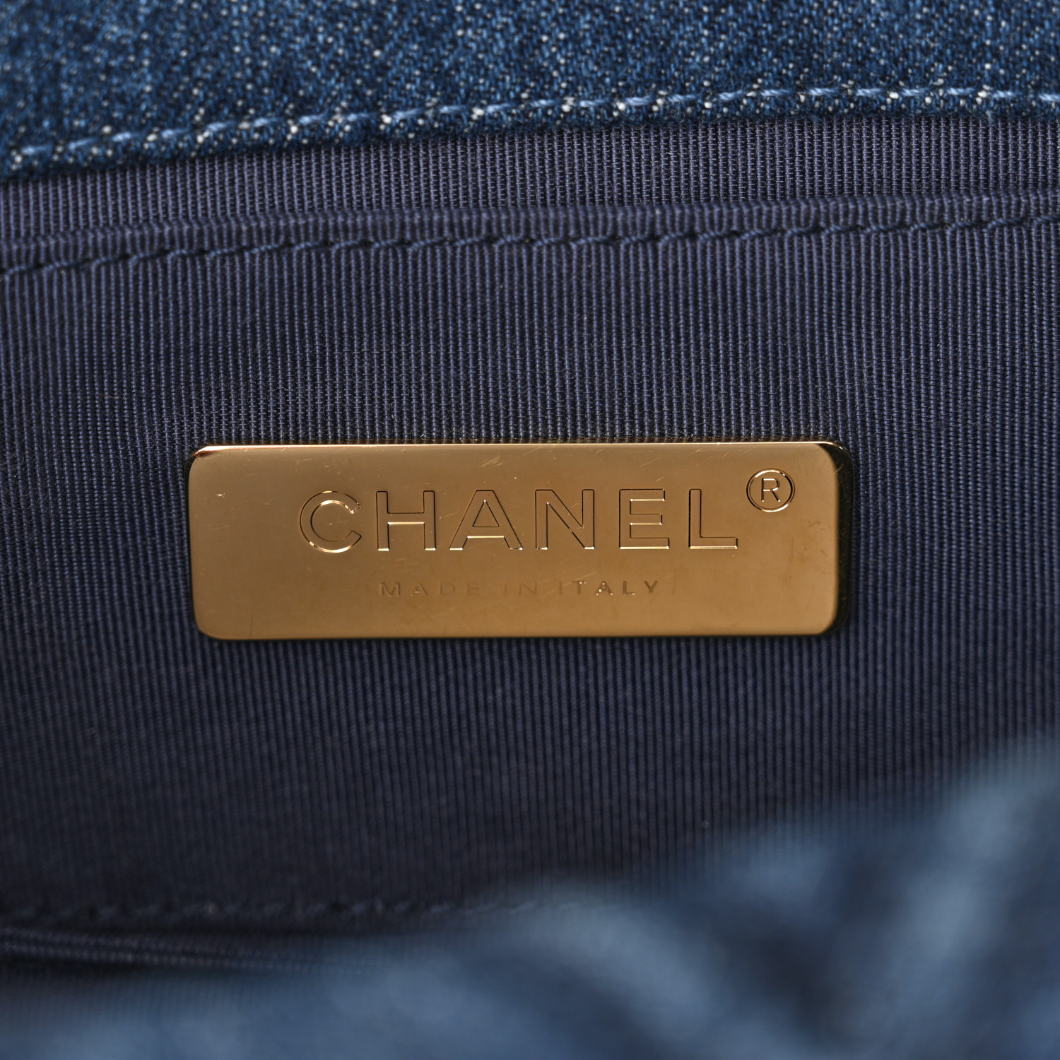 CHANEL Denim Quilted Chanel 19 Waist Bag Blue 1684197