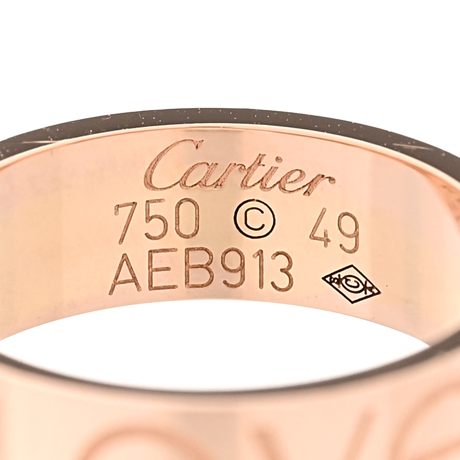 Cartier Love Ring ゴールド 証明書付き cartier_love_ring_in_18k_size_