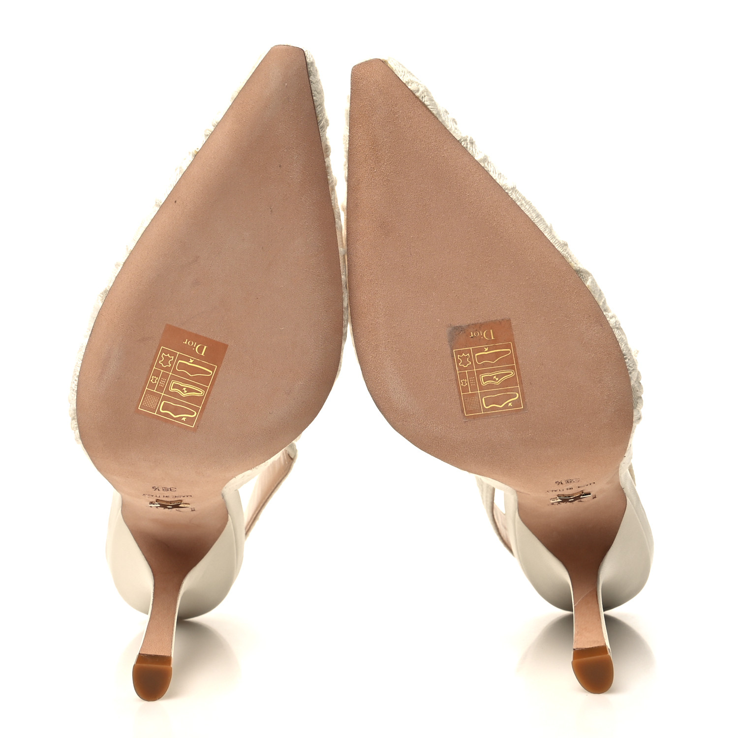CHRISTIAN DIOR Mesh Embroidered J'Adior Slingback 65mm Pumps